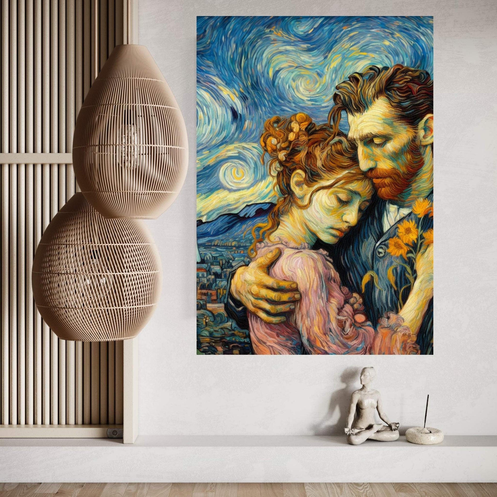 Van Gogh Love Reproduction Canvas Wall Art - Y Canvas