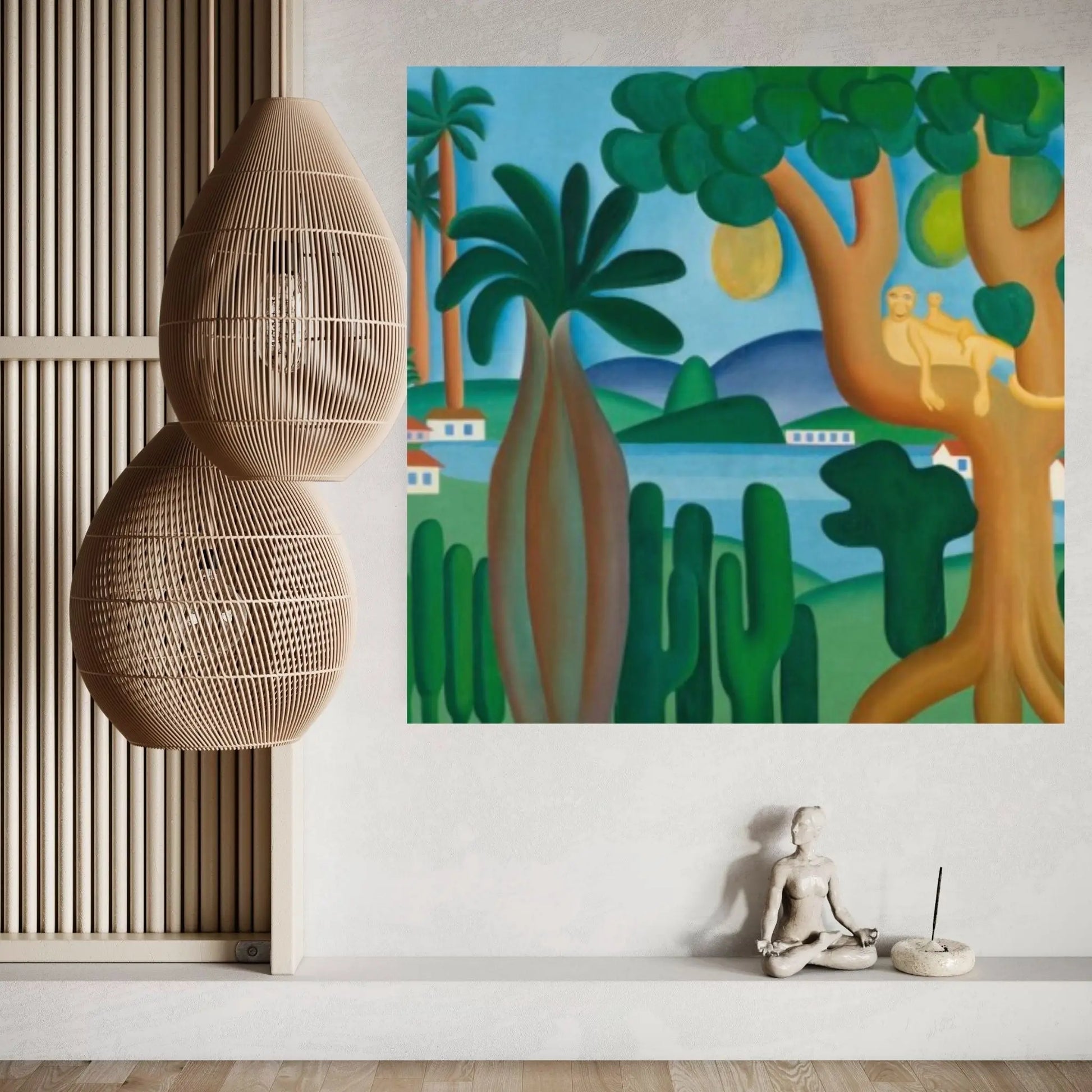 Tarsila do Amaral ''the lake,''print Giclée print Canvas Wall Art Poster - Y Canvas