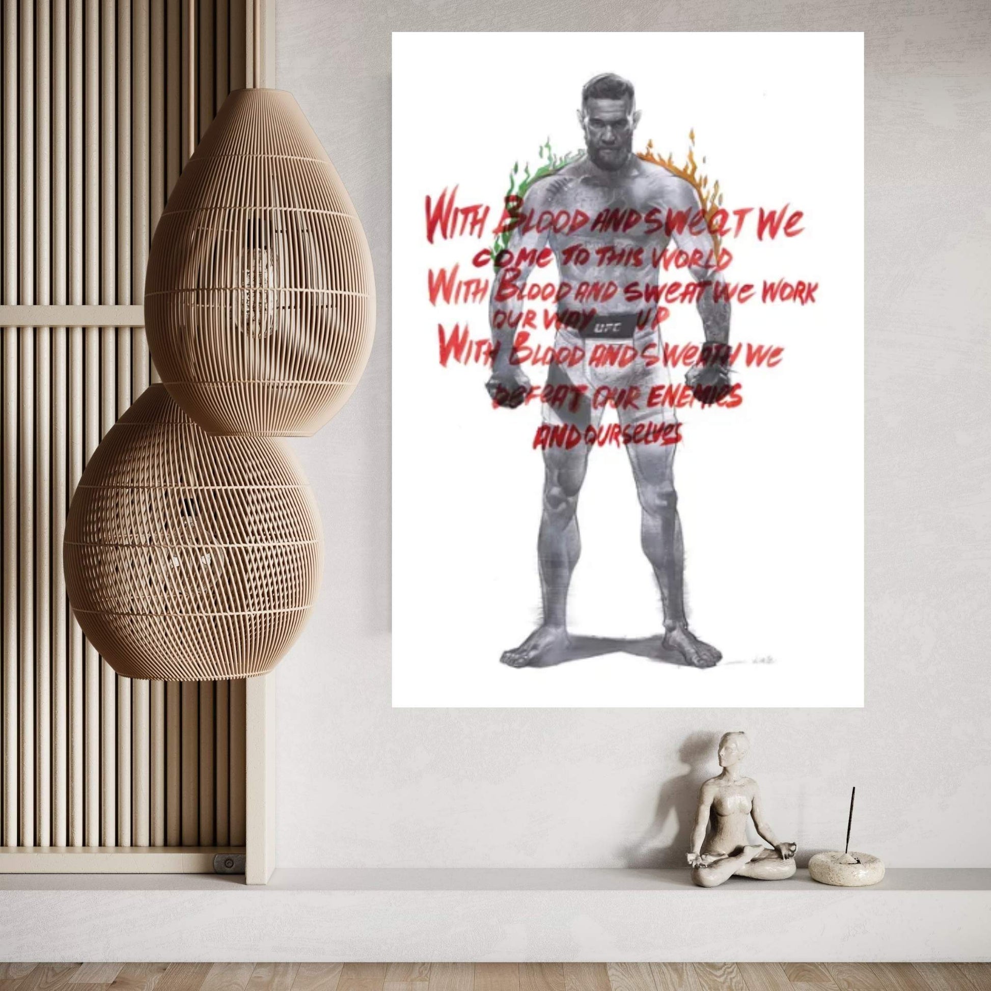 Warrior Of His Country Canvas Wall Art - Y Canvas