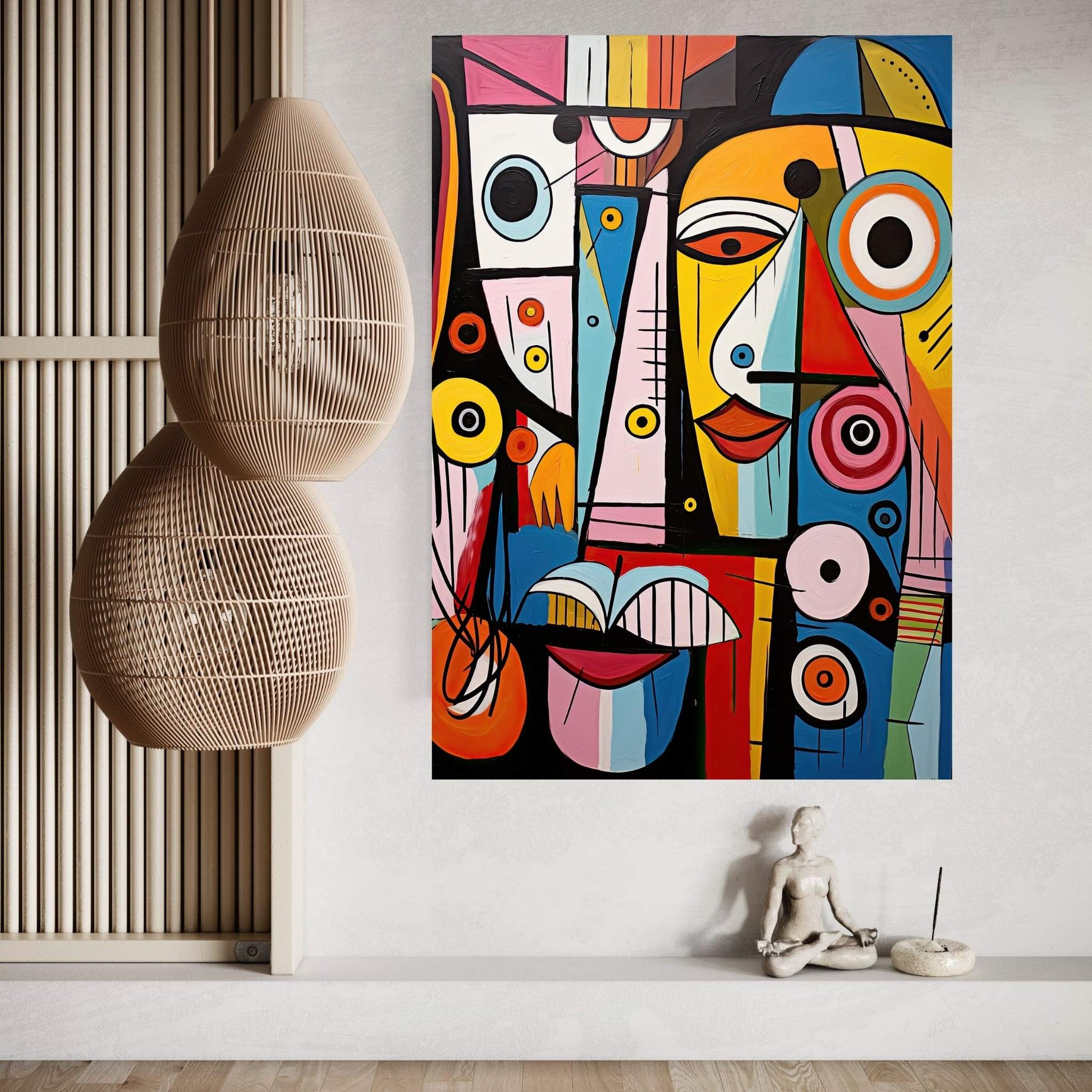 Picasso Abstract Modern Reproduction Canvas Wall Art - Y Canvas