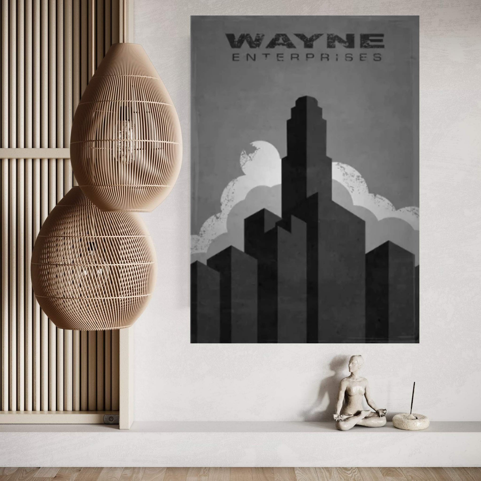 Wayne Enterprises (Batman) Canvas Wall Art - Y Canvas