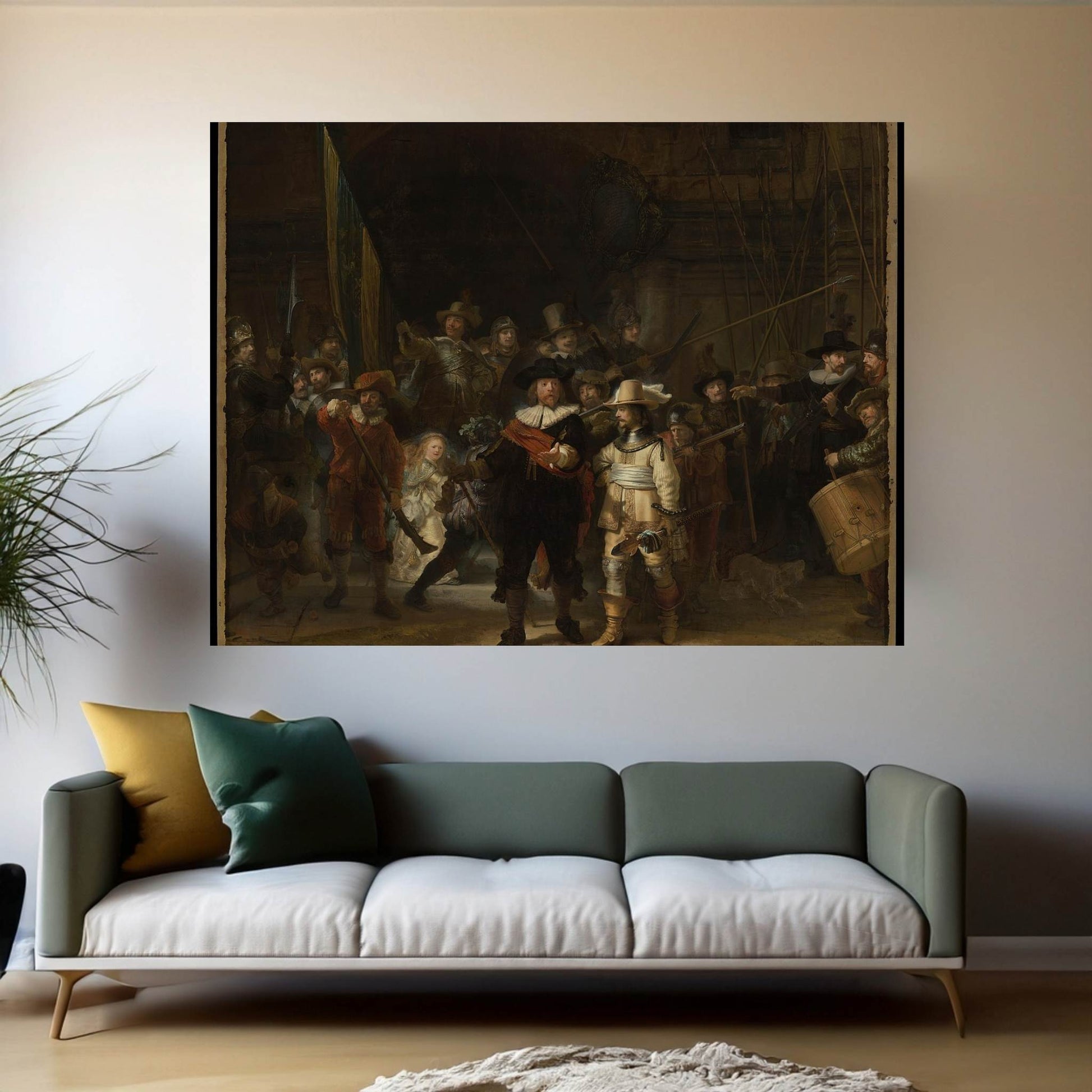 The Night Watch Canvas Wall Art - Y Canvas