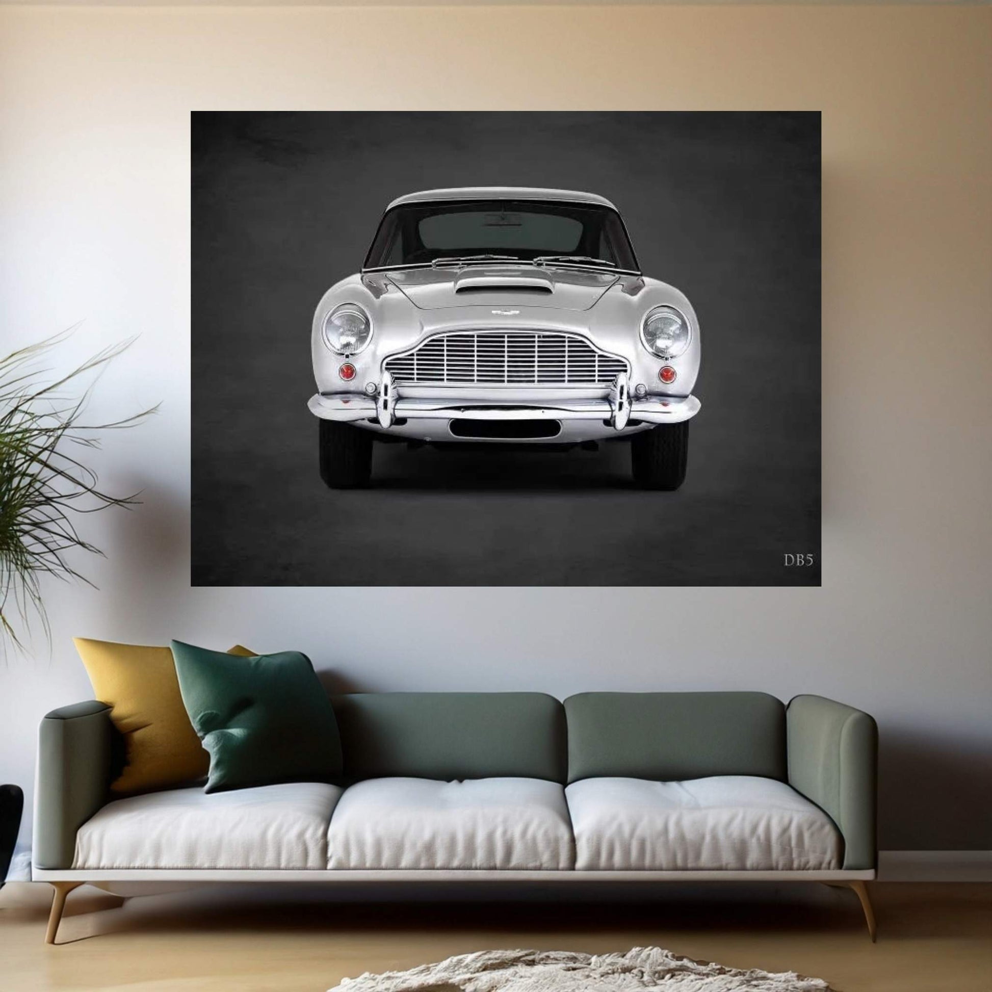 1965 Aston Martin DB5 I Canvas Wall Art - Y Canvas