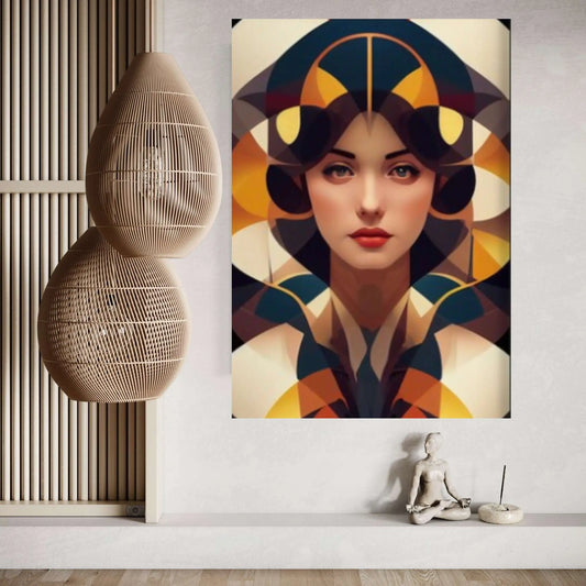 Gustav Klimt Princess Framed Canvas - Canvas Wall Art Luxury Decor for Room - Y Canvas