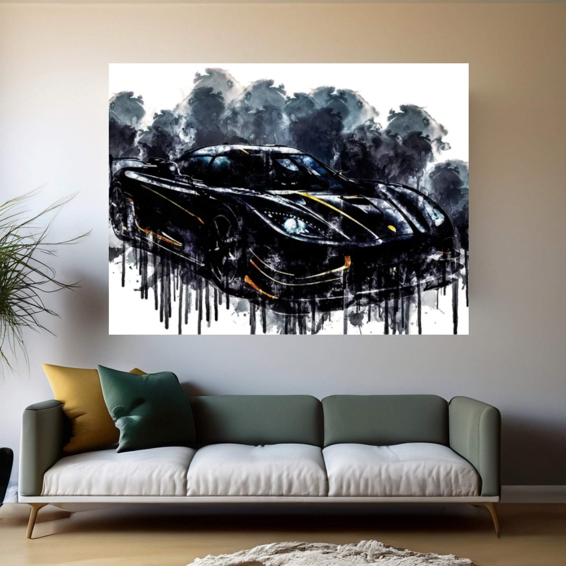 2017 Koenigsegg Agera RS Gryphon Vehicle CXIV Canvas Wall Art - Y Canvas