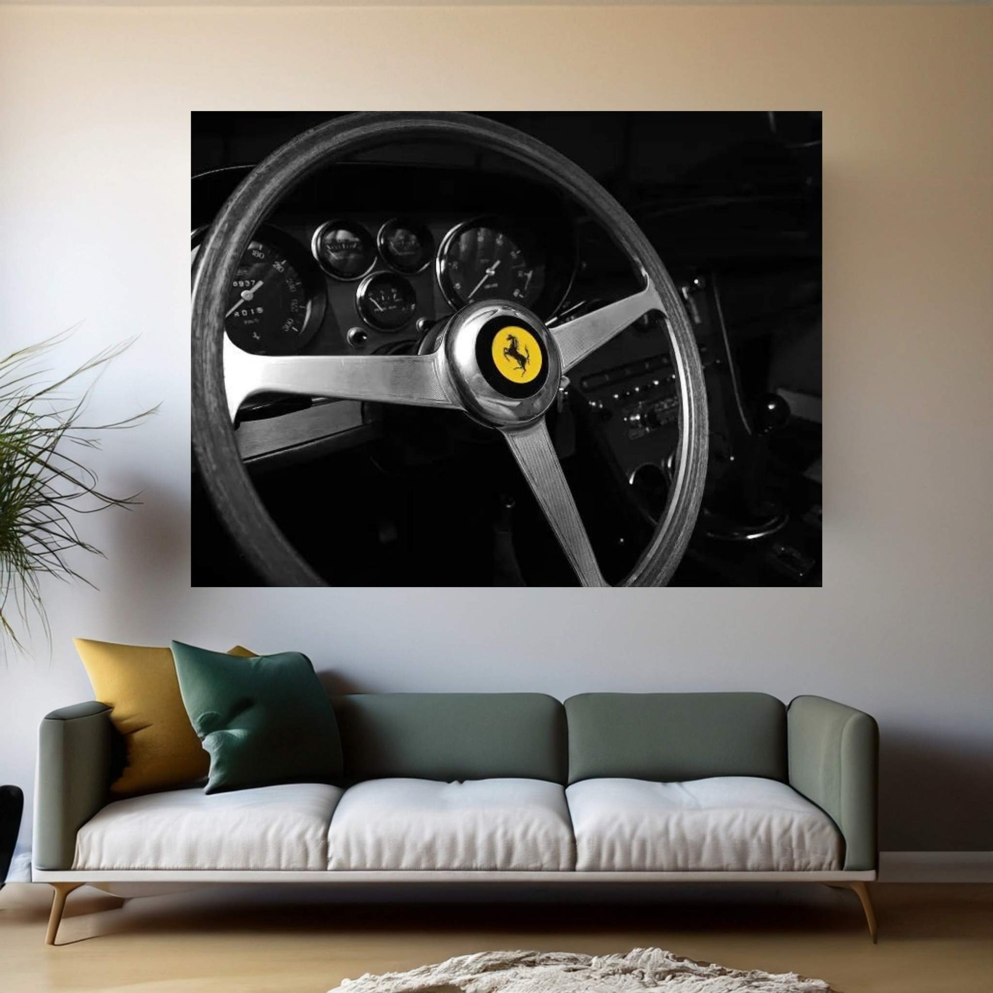 Ferrari 365GT 1968 Canvas Wall Art - Y Canvas