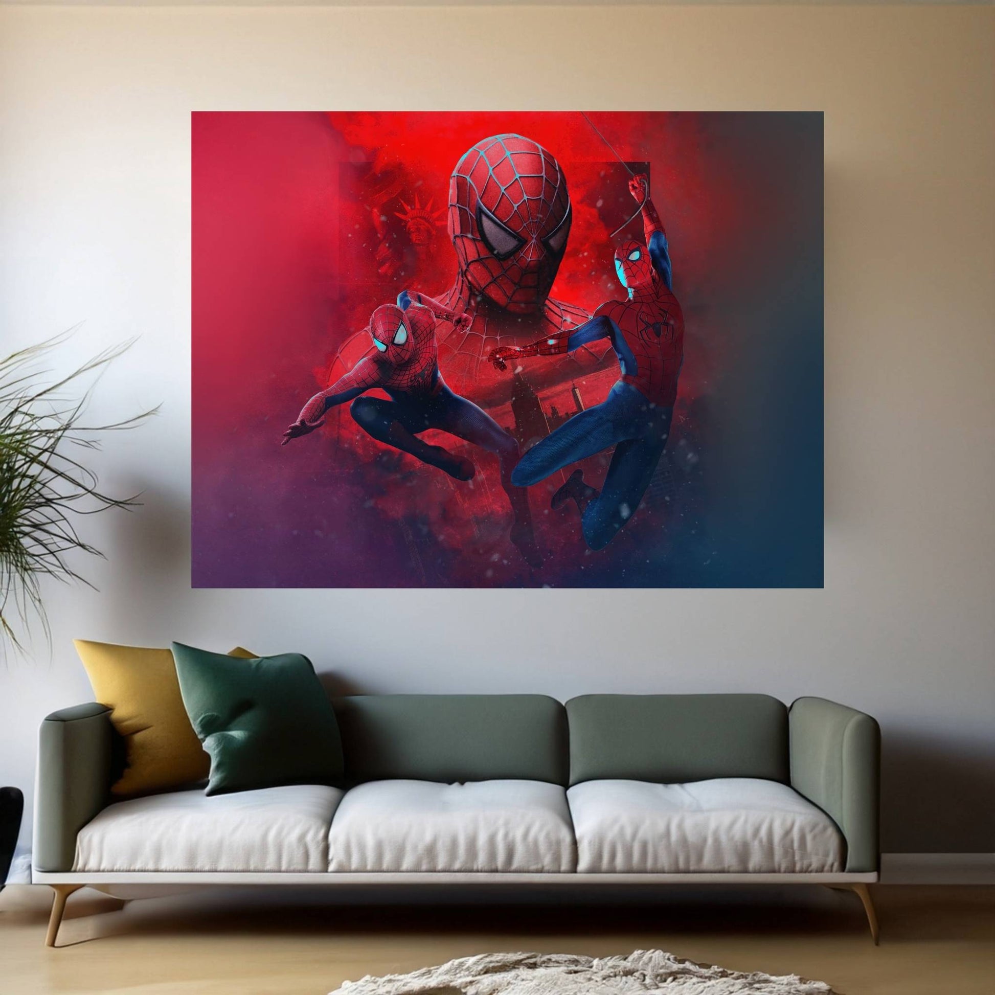 Spiderman Canvas Wall Art - Y Canvas