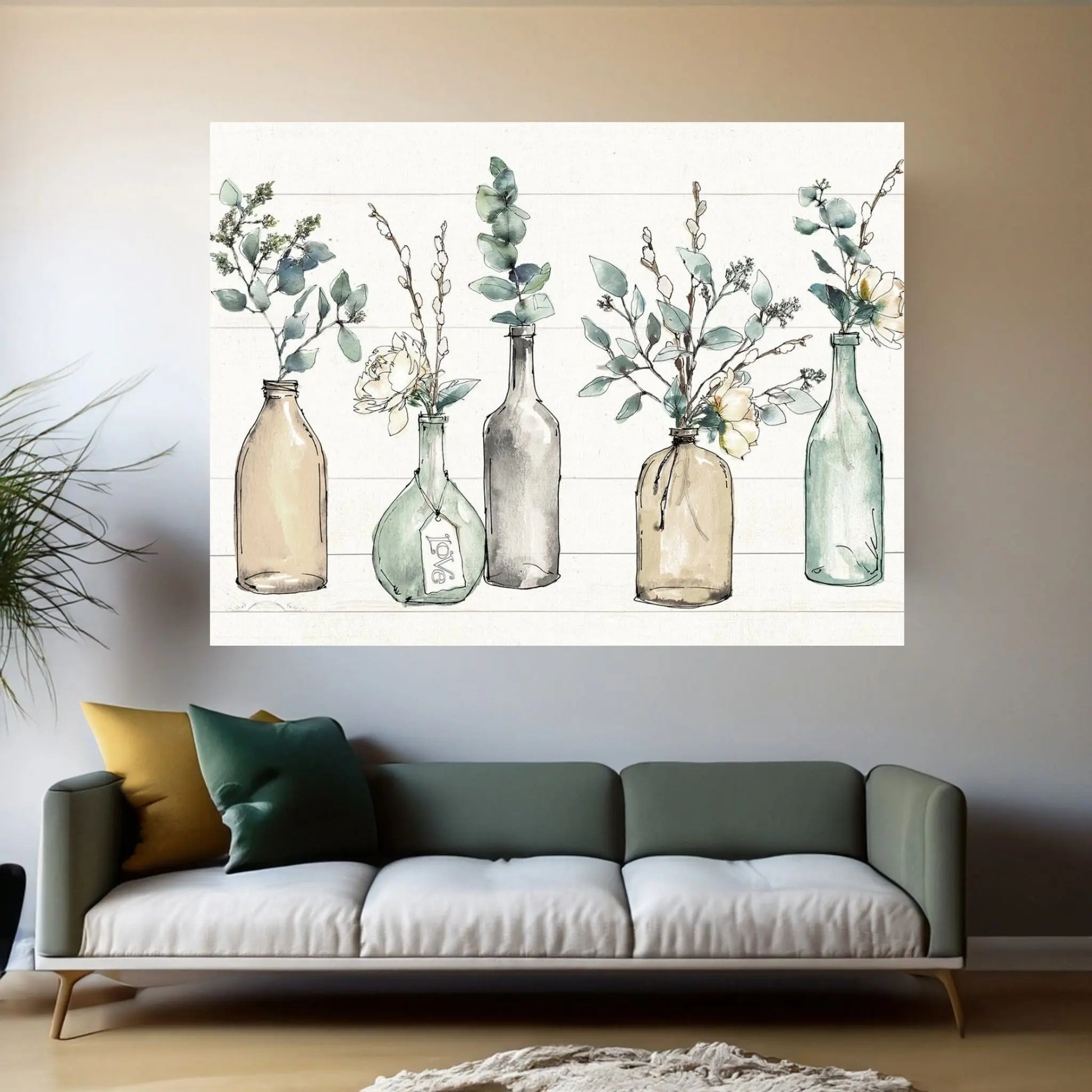 Modern Farmhouse I Canvas Wall Art - Y Canvas