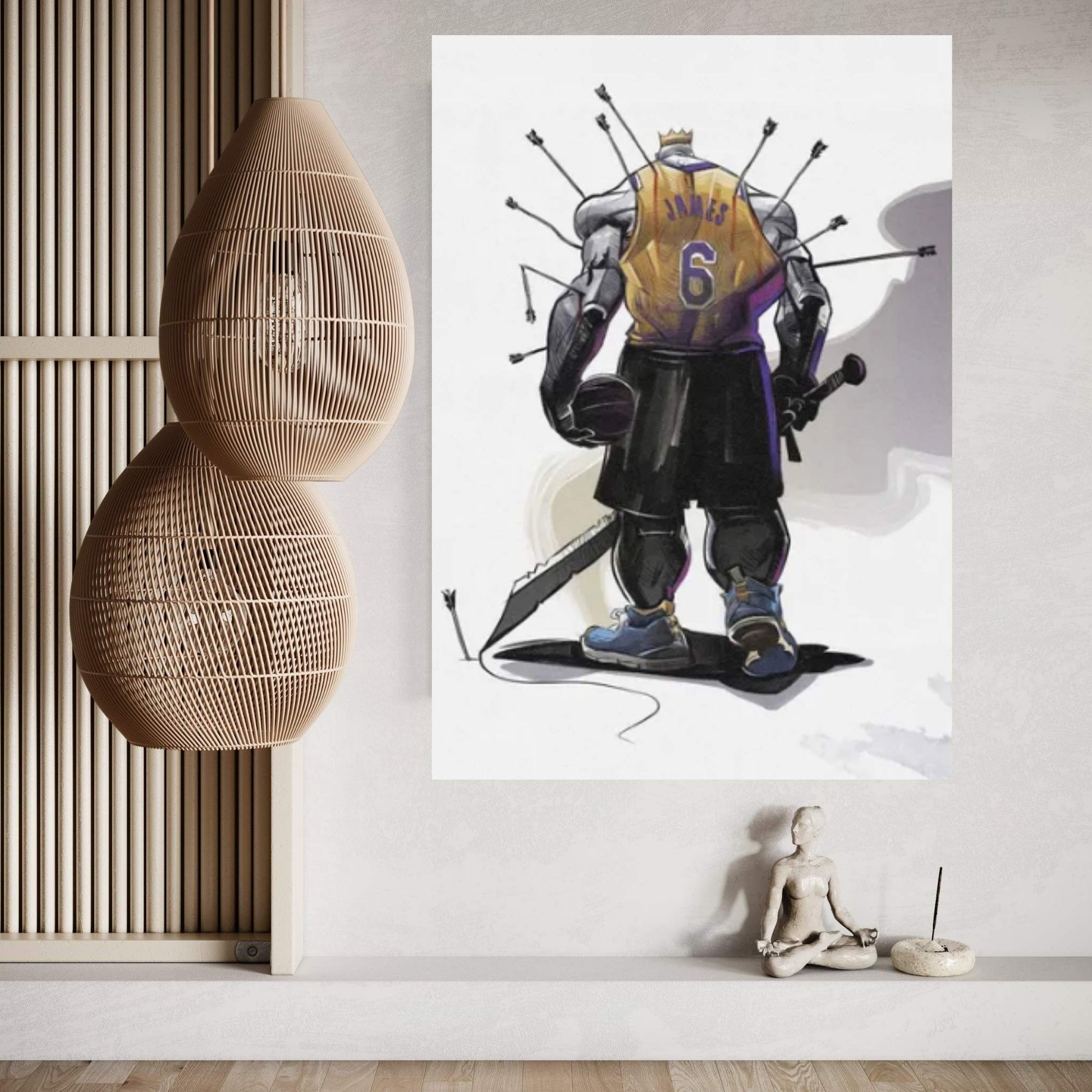 The Last Warrior Canvas Wall Art - Y Canvas