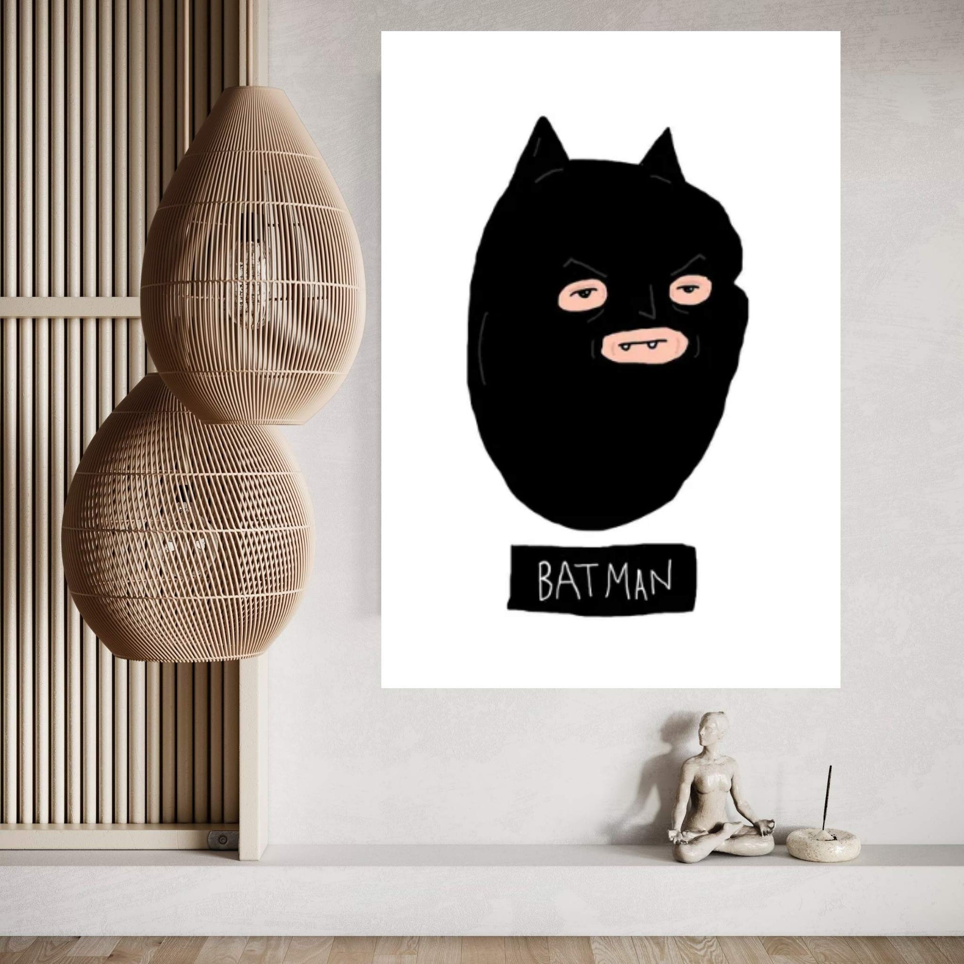 Batman Canvas Wall Art - Y Canvas