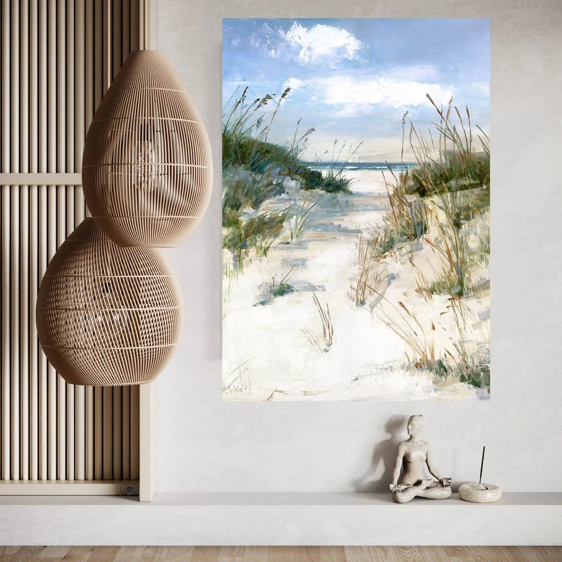 Dune View Canvas Wall Art - Y Canvas