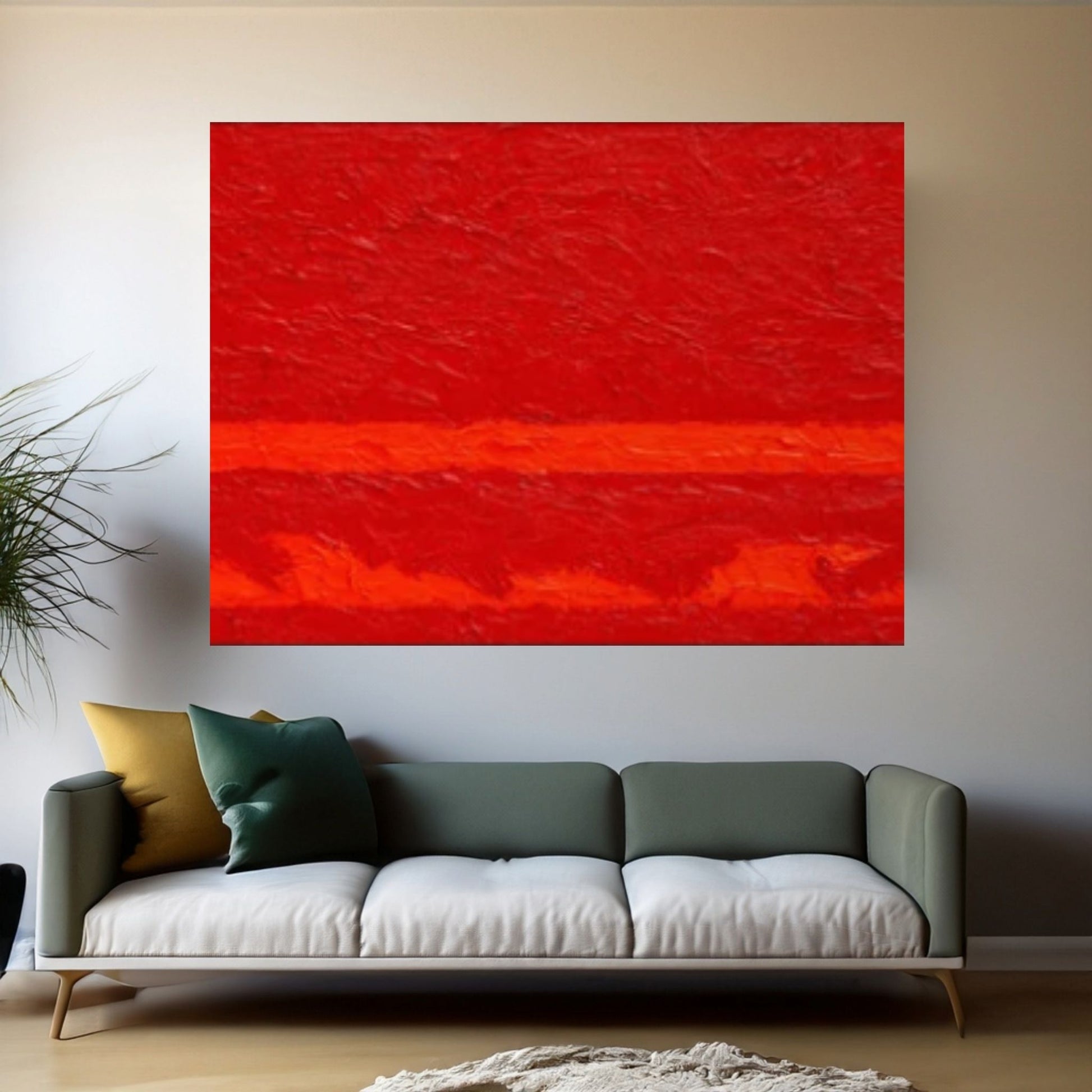 Mark Rothko Exhibition Canvas Wall Art Poster, Minimalist Decor - Y Canvas