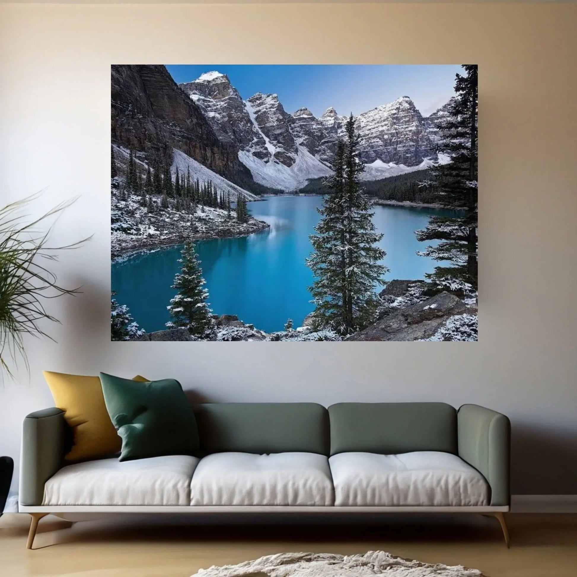 Jewel of the Rockies Canvas Wall Art - Y Canvas