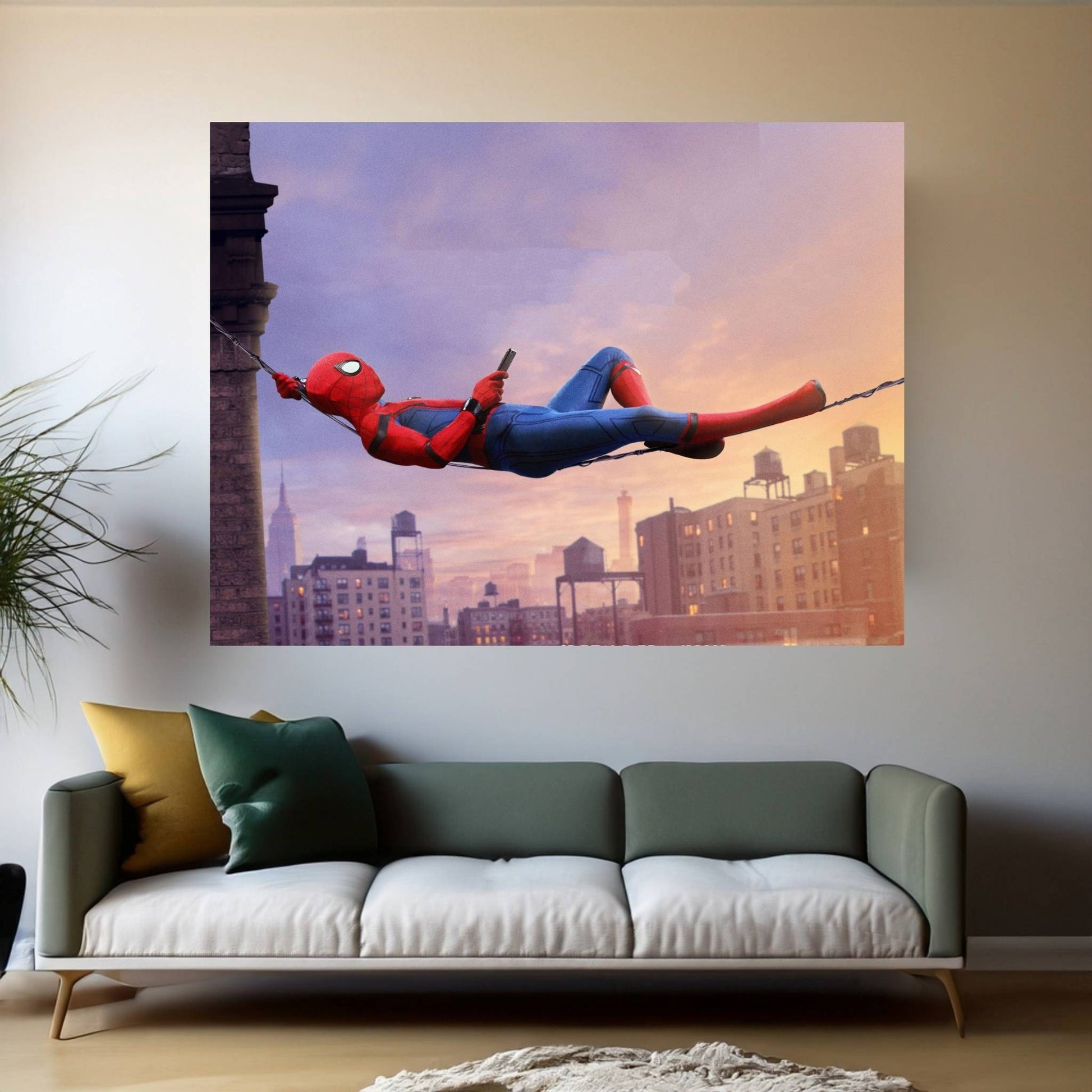 Spiderman Canvas Wall Art - Y Canvas