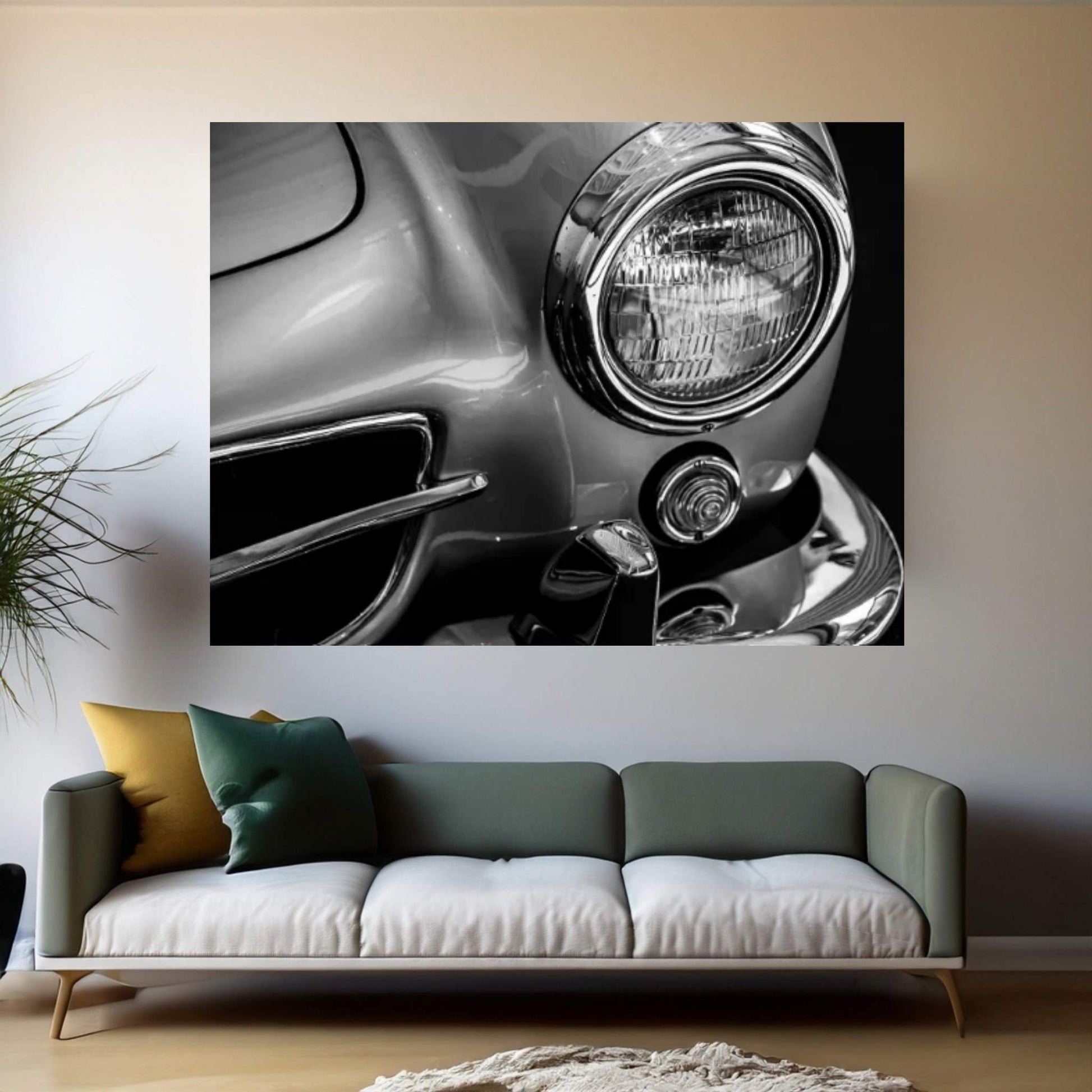 Car Lovers IX Canvas Wall Art - Y Canvas