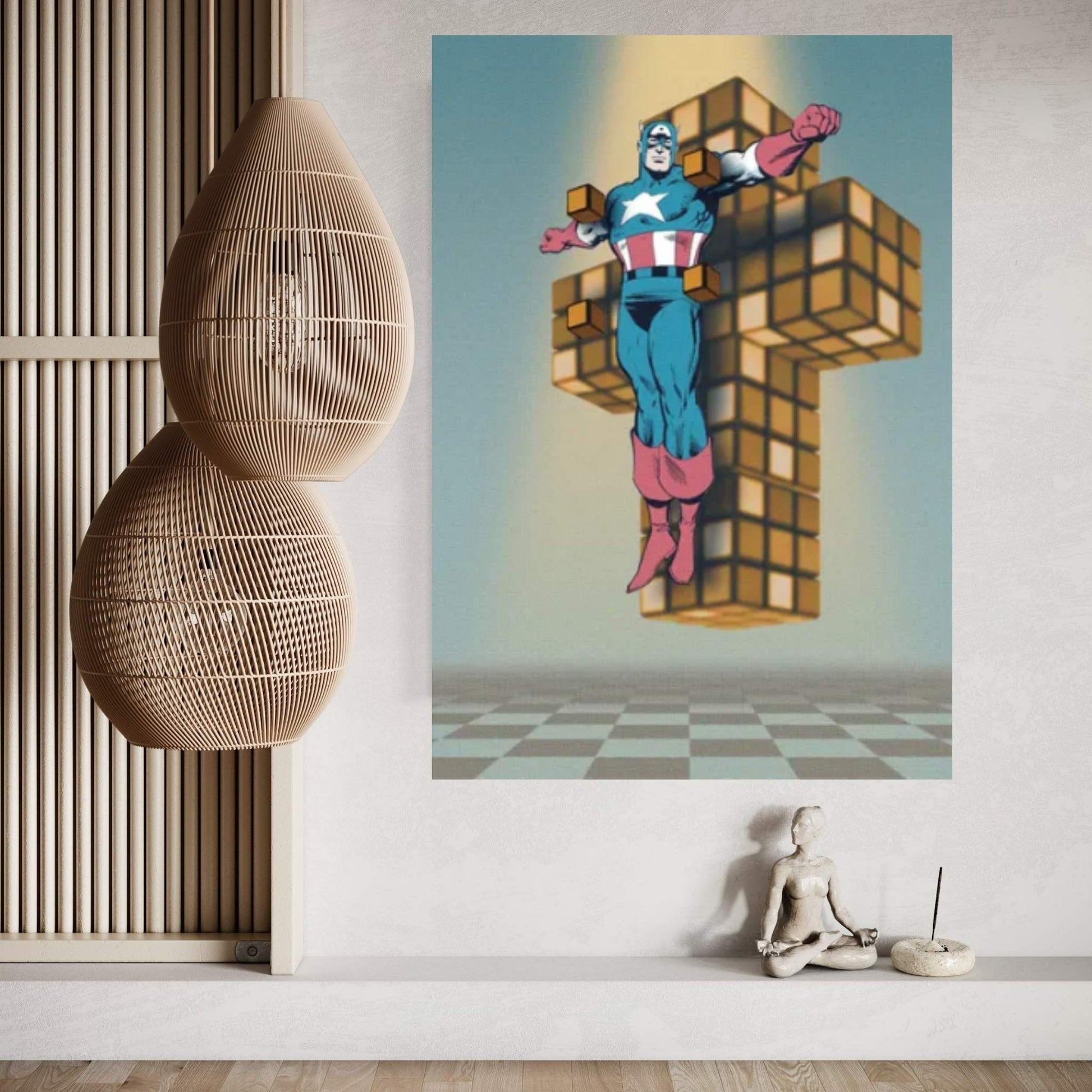 Crucifixion III Canvas Wall Art - Y Canvas