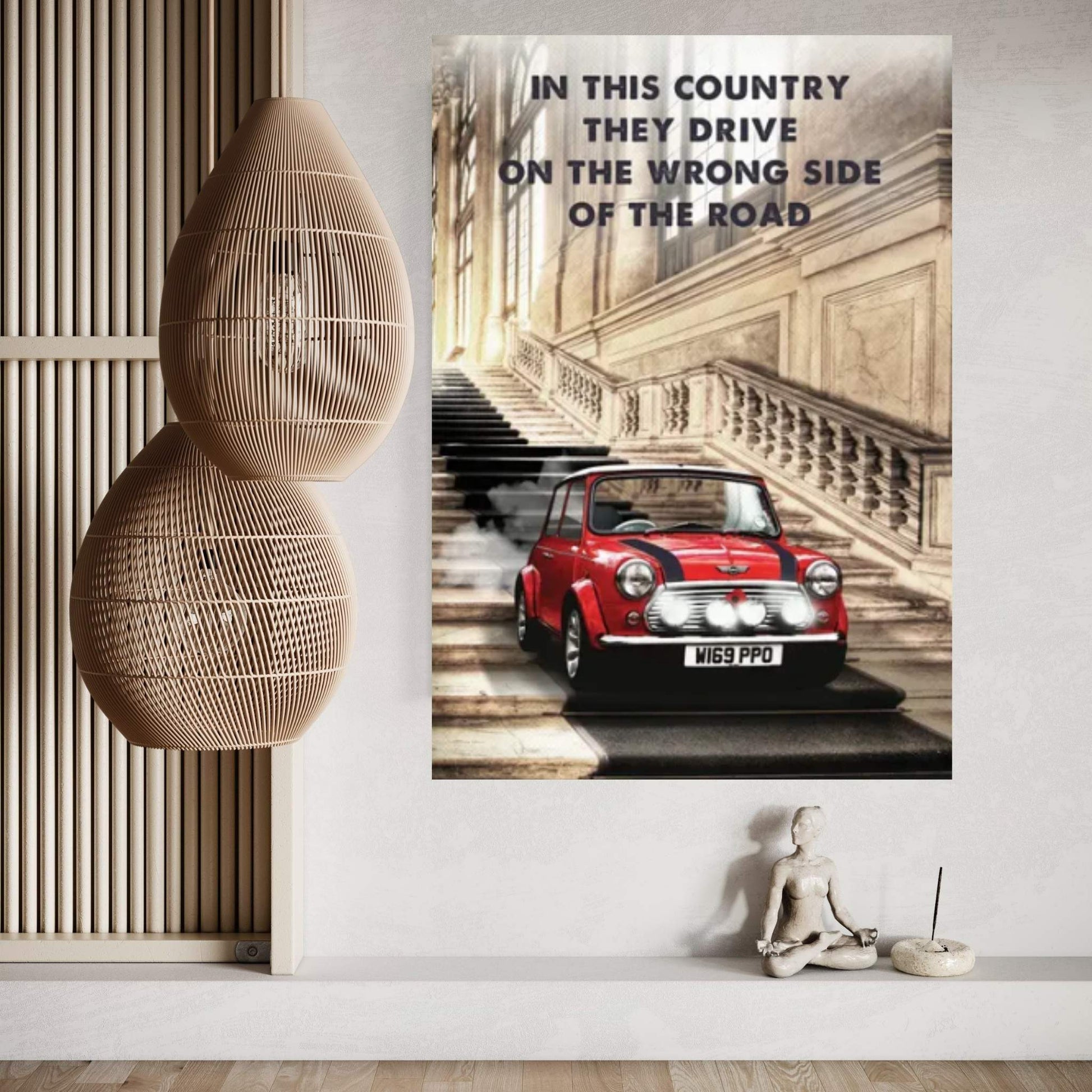 The Italian Job Canvas Wall Art - Y Canvas