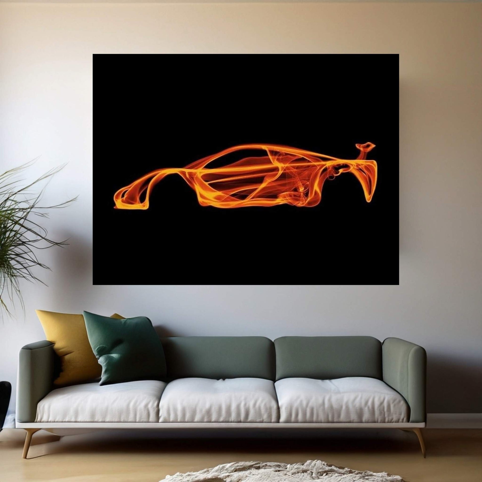 McLaren F1 Canvas Wall Art - Y Canvas