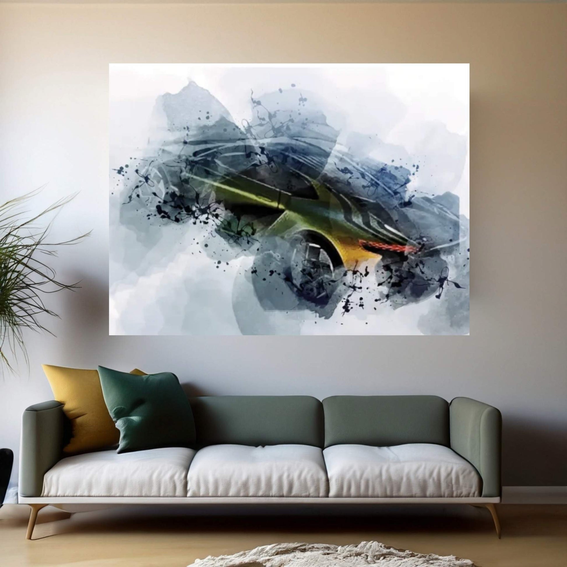 2022 Ds E-Tense Performance Concept Exterior Canvas Wall Art - Y Canvas