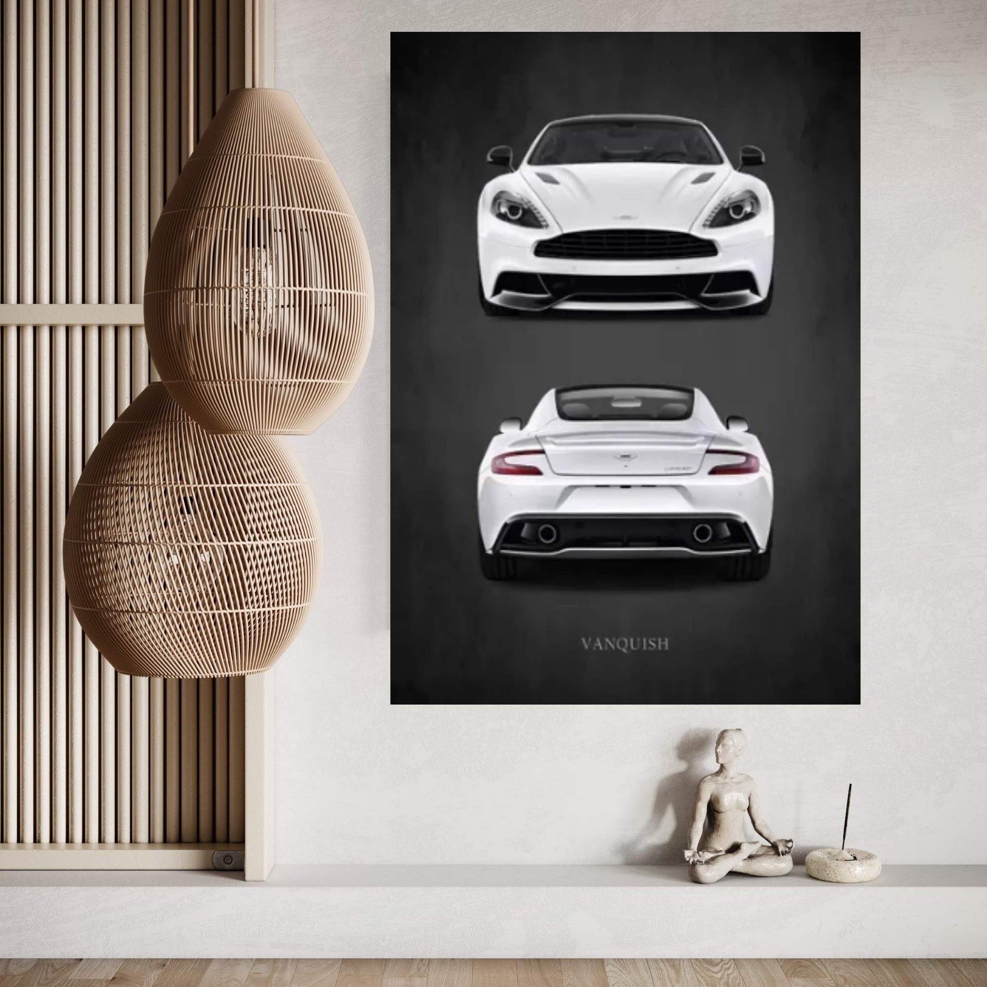 Aston Martin Vanquish Canvas Wall Art - Y Canvas