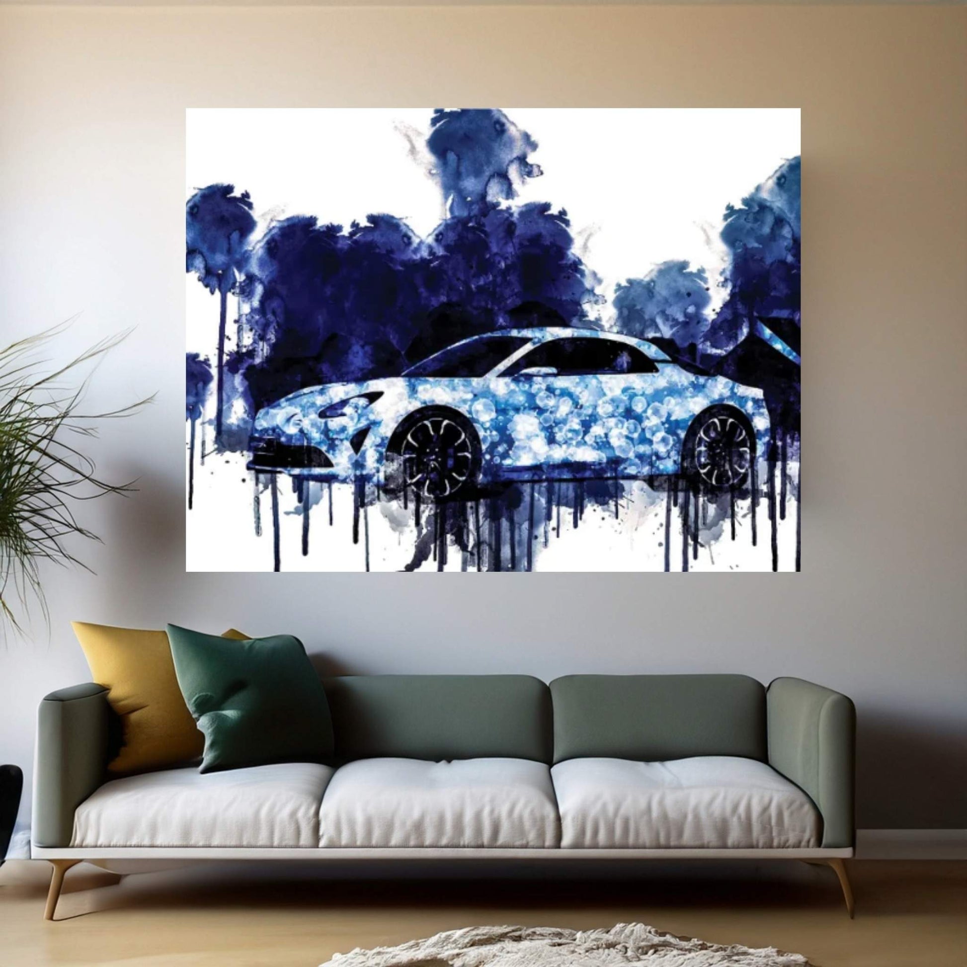 2017 Renault Alpine Vision Vehicle CCLXXV Canvas Wall Art - Y Canvas