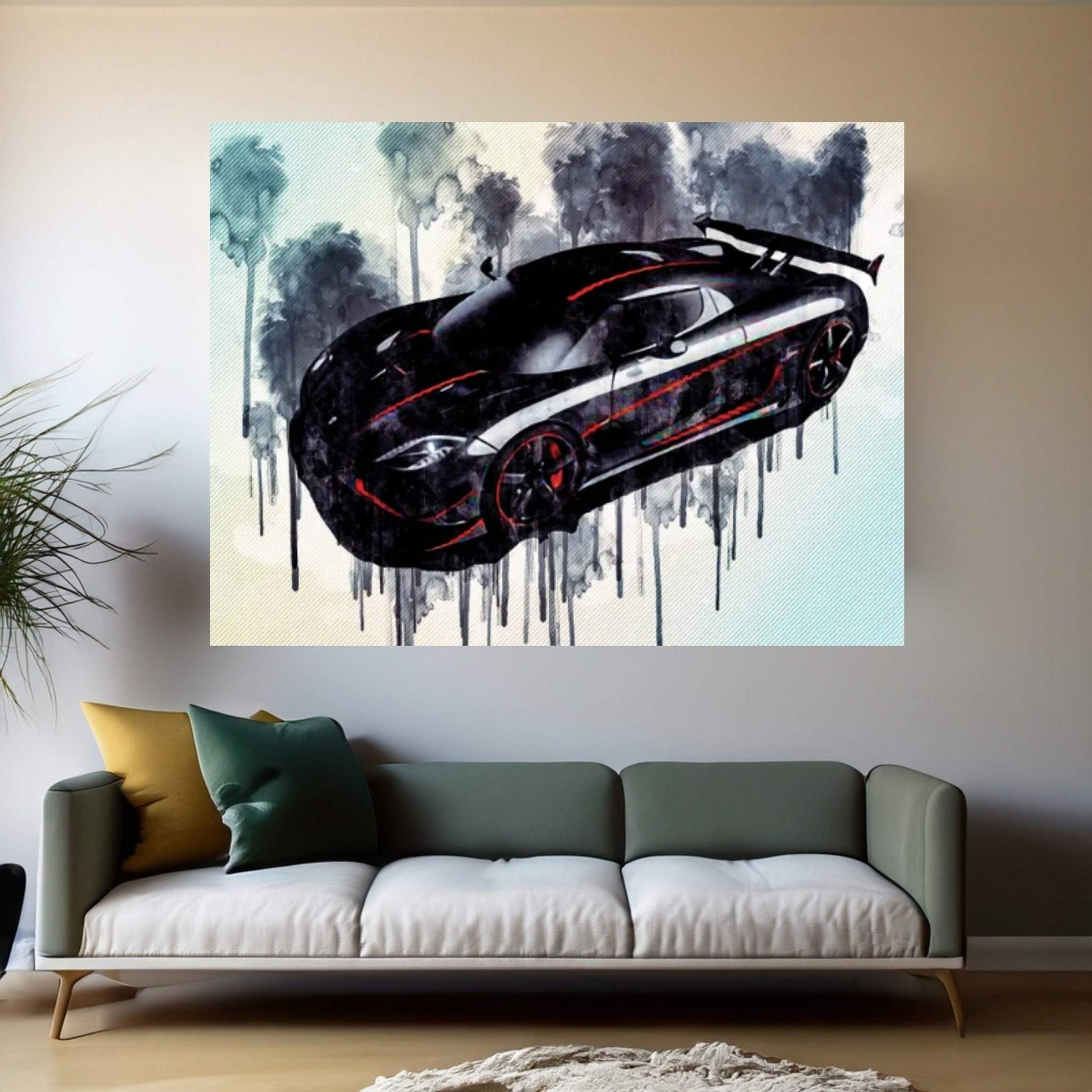 Koenigsegg Agera Rs Hypercar Supercar Tuning Agera New Sports Cars Canvas Wall Art - Y Canvas