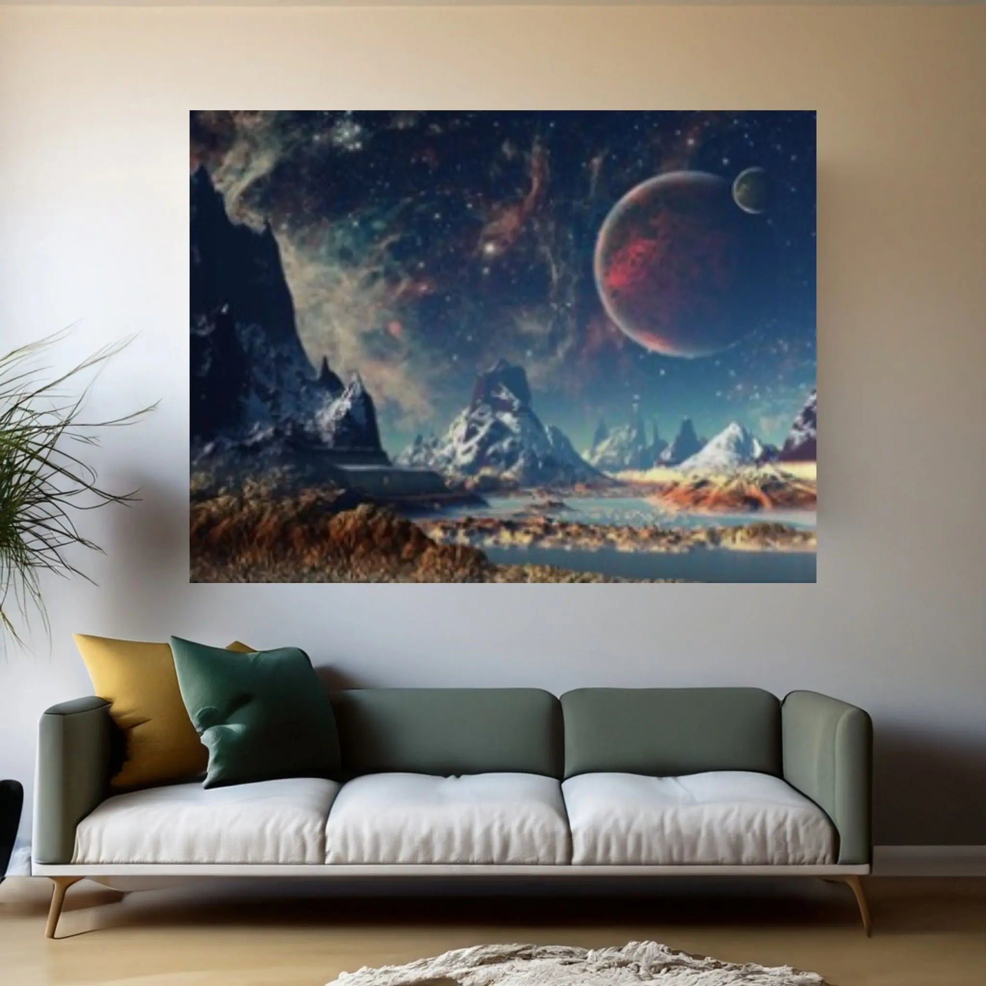 Fantasy Space Canvas Wall Art Design Wall Decor, Canvas Wall Art - Y Canvas