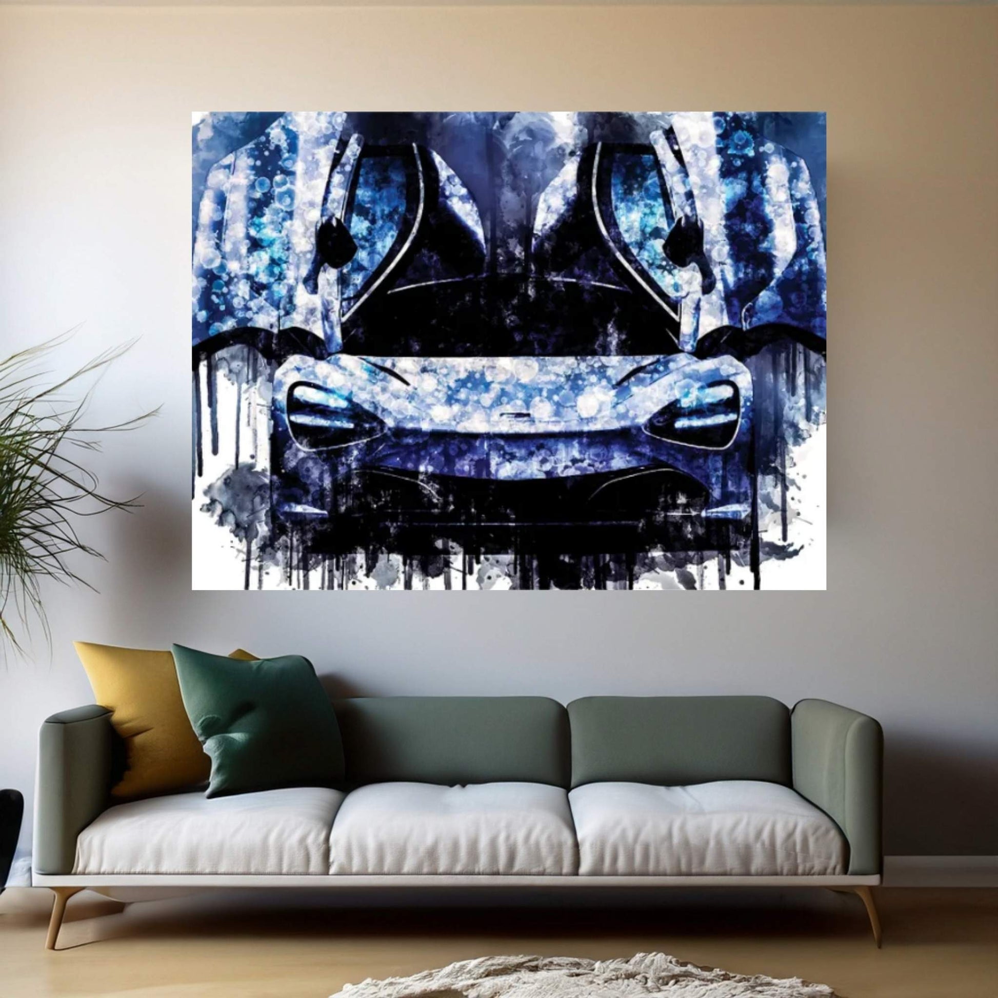 2017 McLaren 720s Coupe Canvas Wall Art - Y Canvas