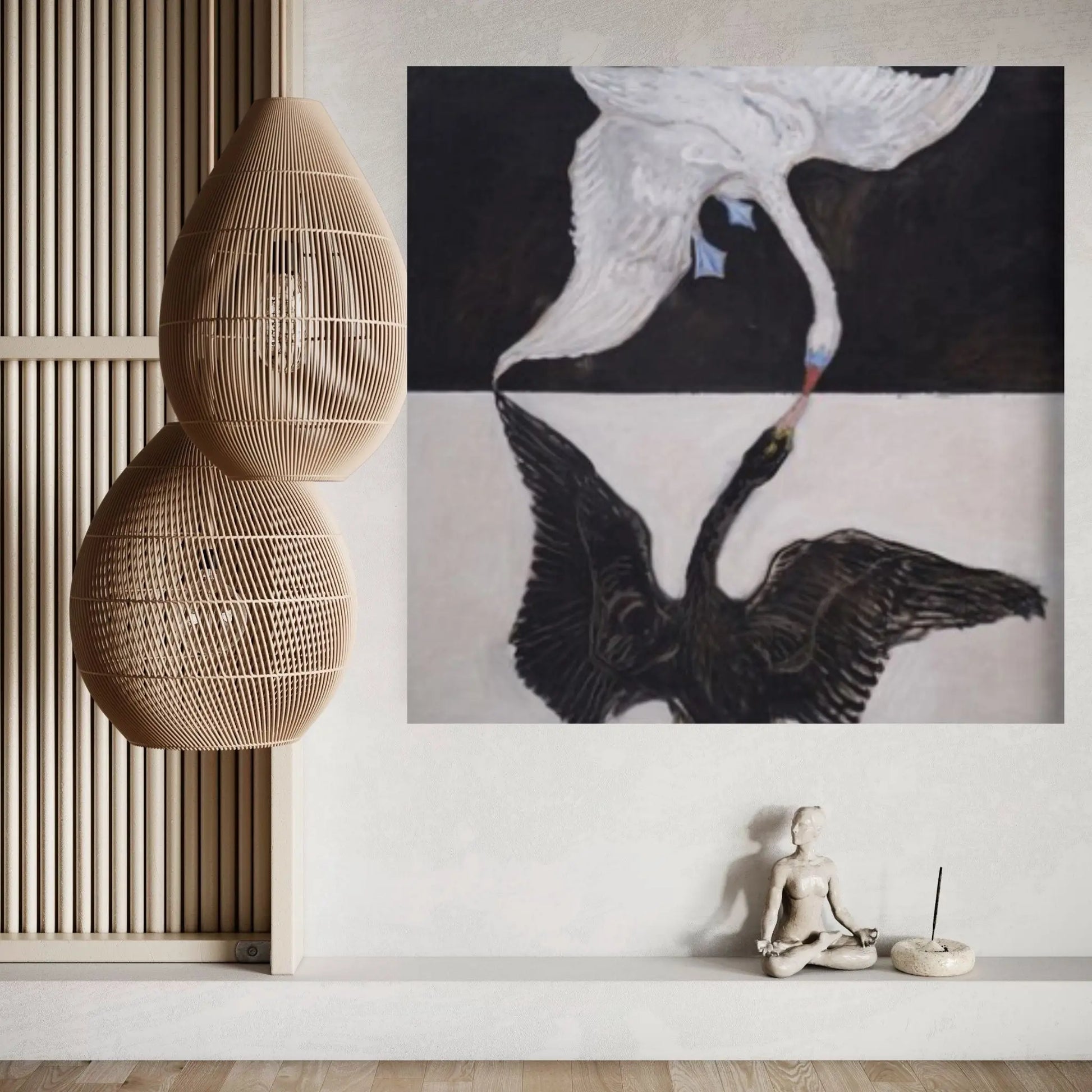 Hilma af Klint Art Print, Hilma af Klint print, The Swan, No. 1, Hilma af Klint Poster - Y Canvas