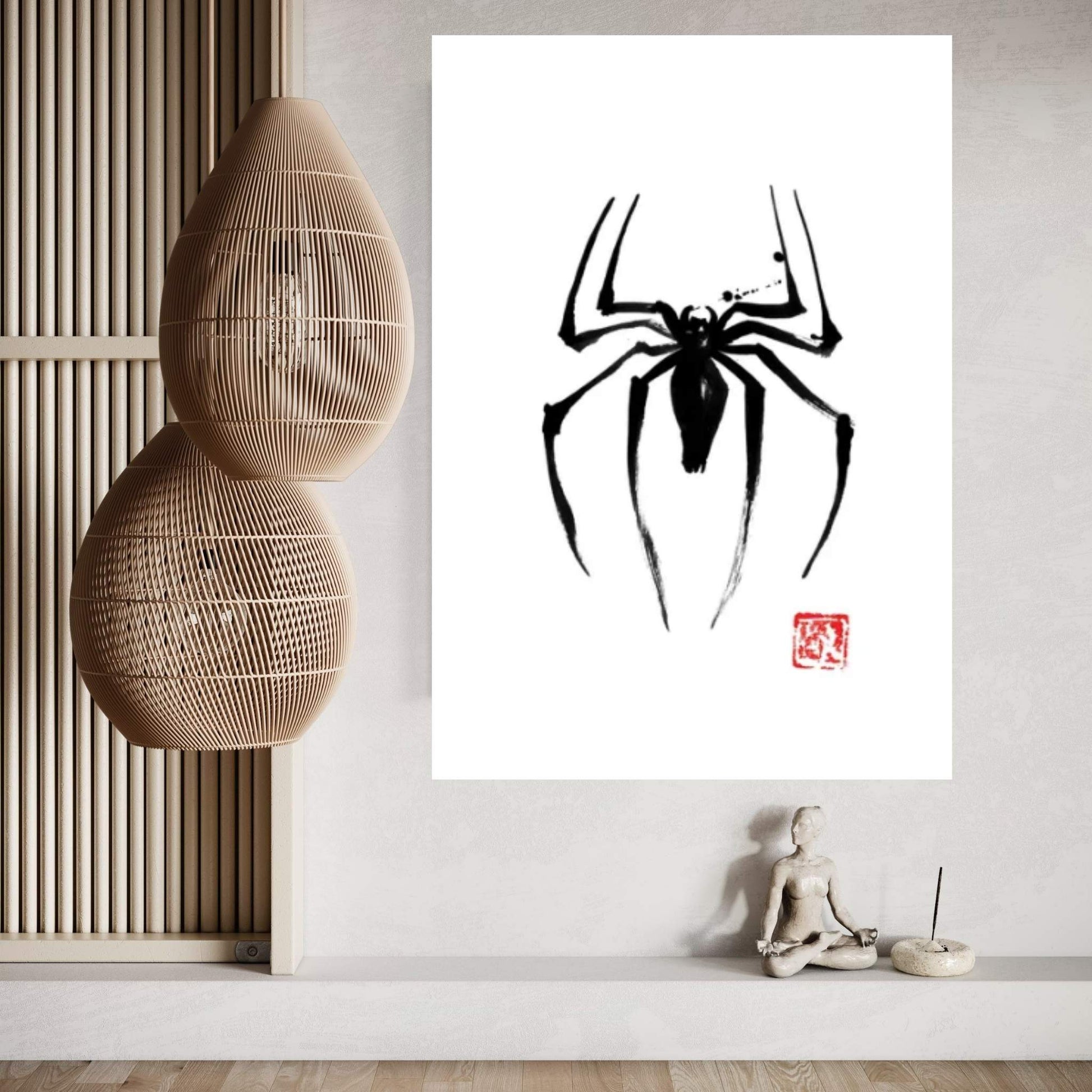 Spider Canvas Wall Art - Y Canvas