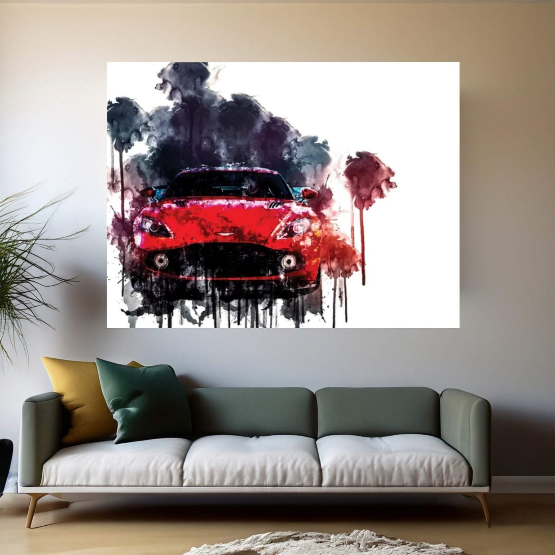 2017 Aston Martin Vanquish Zagato Canvas Wall Art - Y Canvas