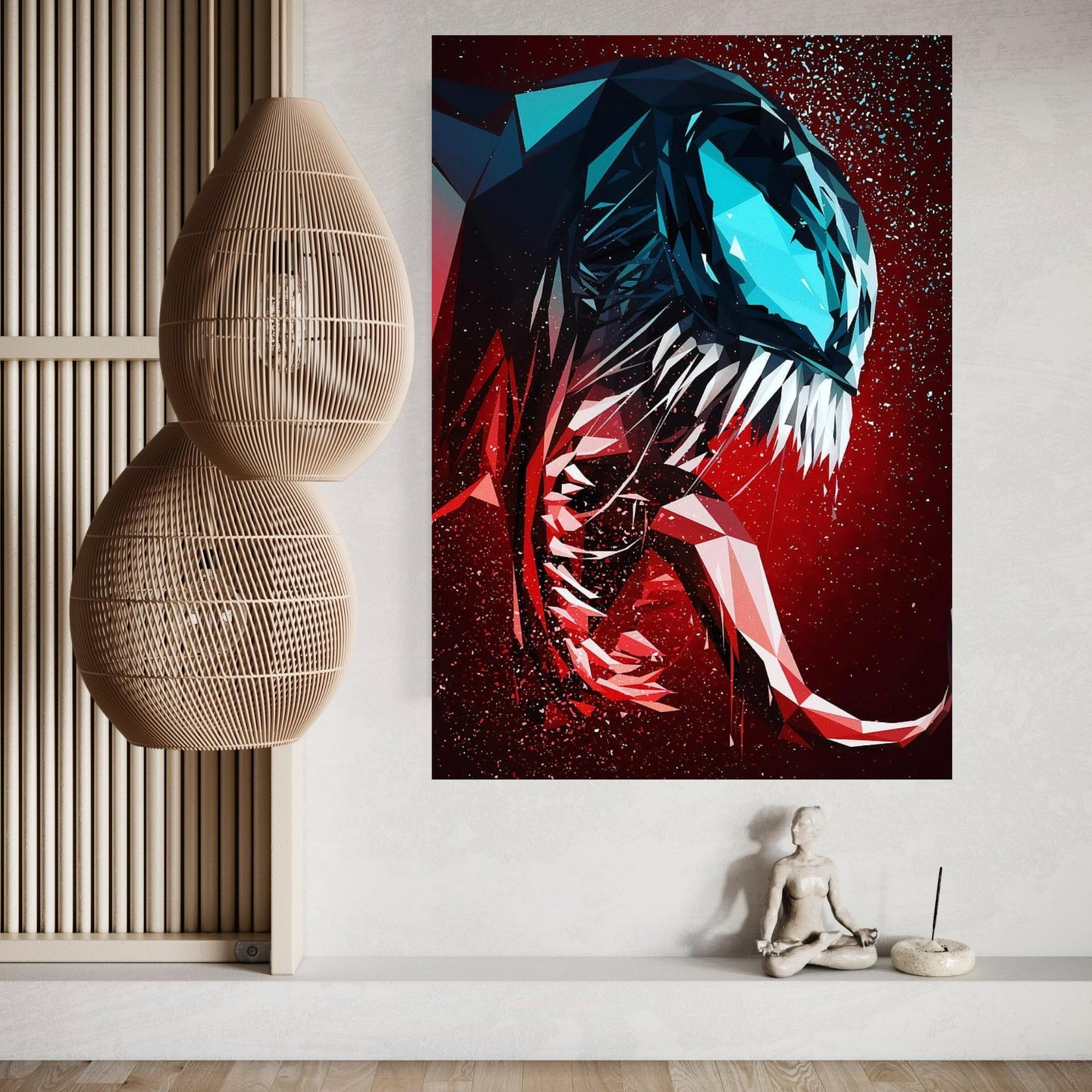 Venom Spiderman Canvas Wall Art - Y Canvas