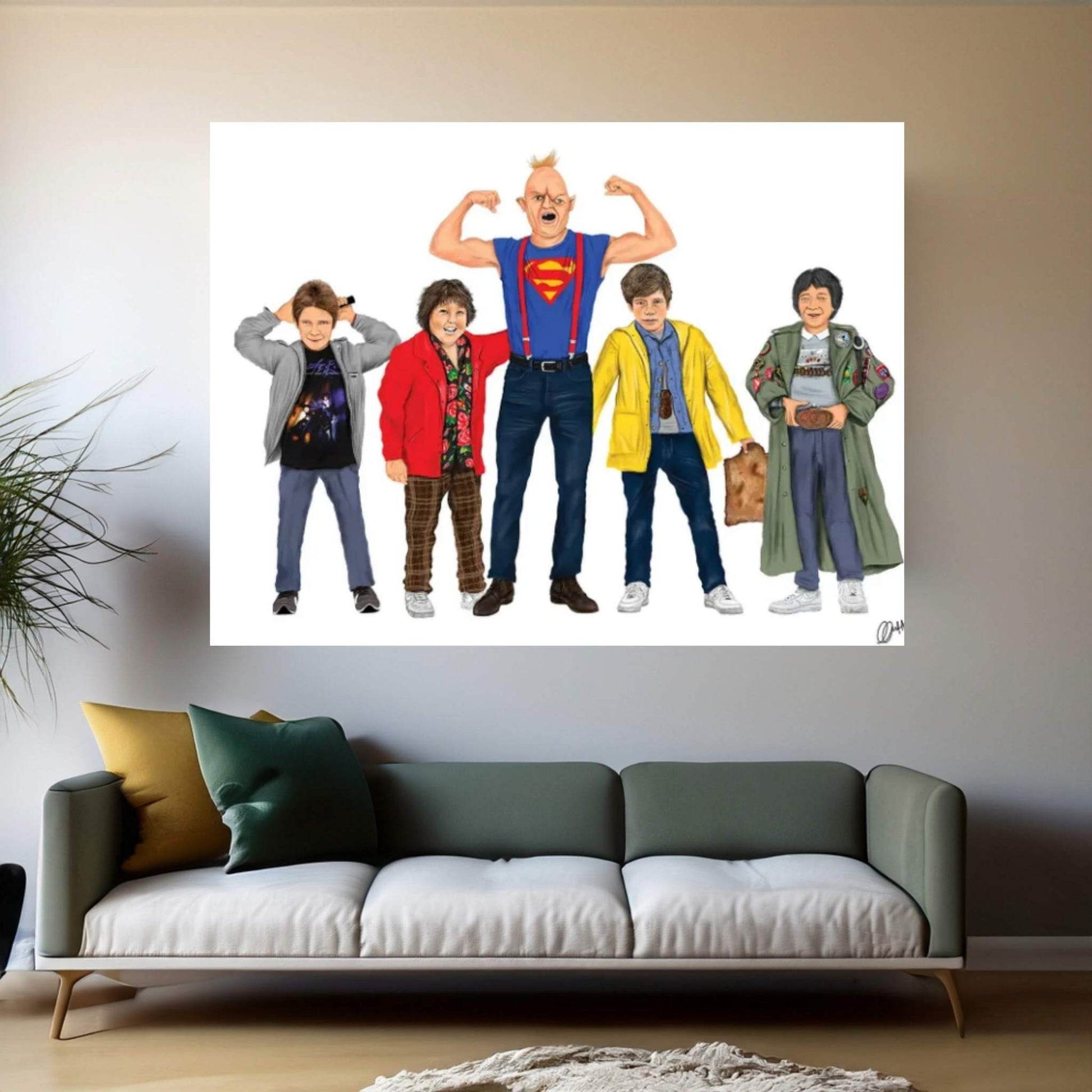 Goonies Never Say Die Canvas Wall Art - Y Canvas