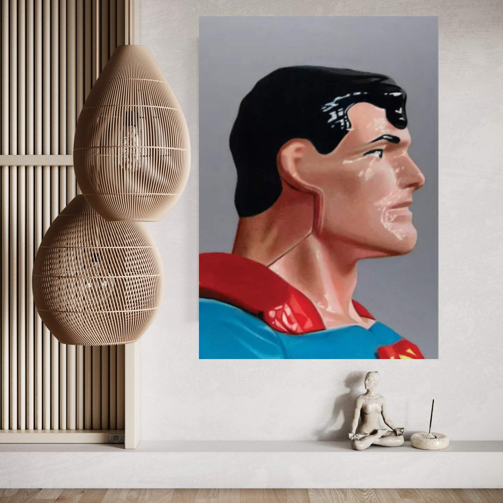 Replicant Study - Superman Canvas Wall Art - Y Canvas