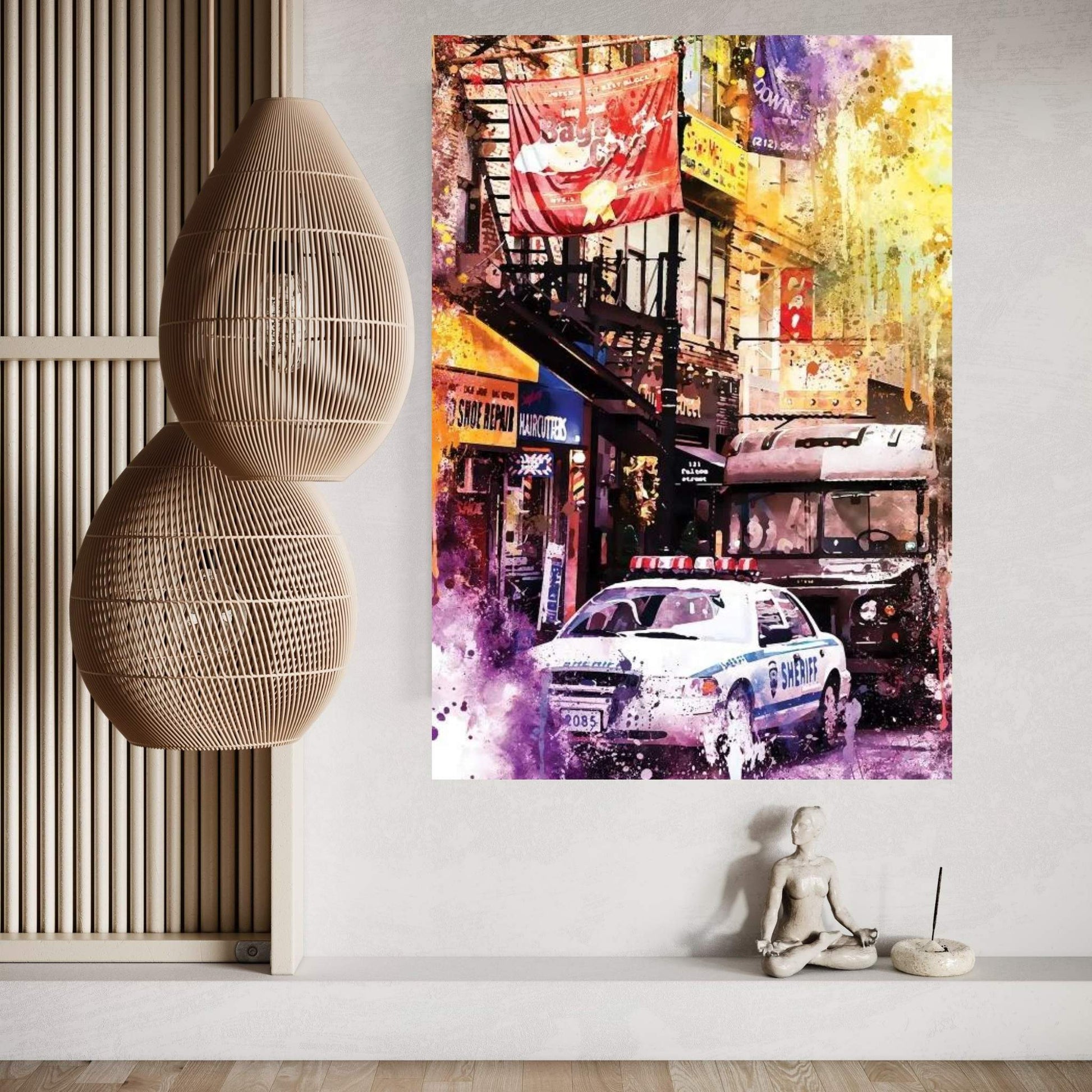 Sheriff Canvas Wall Art - Y Canvas