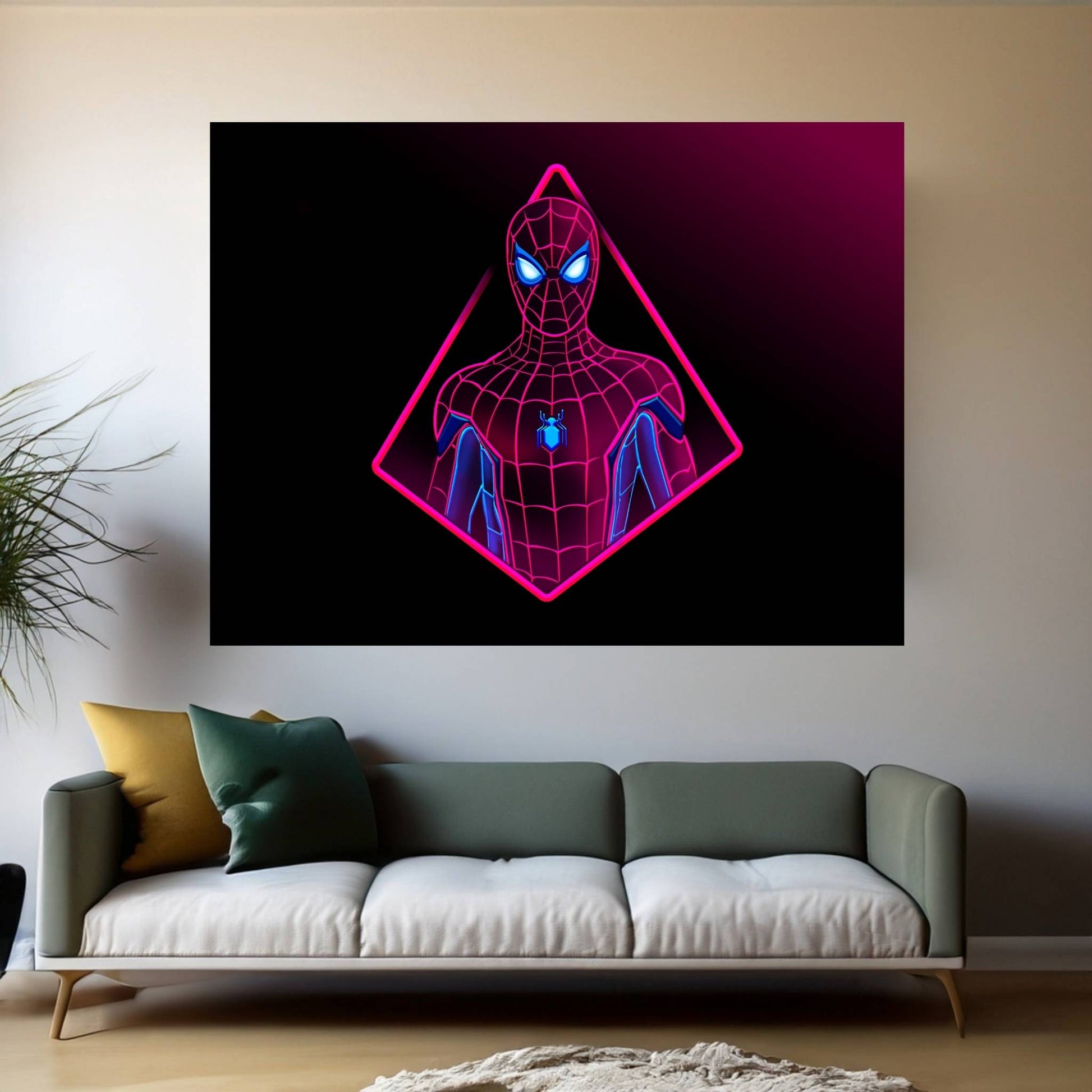 Spiderman Canvas Wall Art - Y Canvas