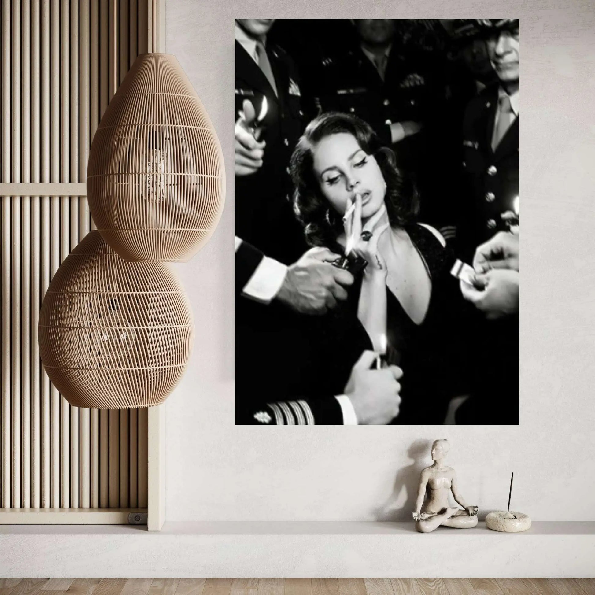 Lana Del Rey Smoke Cigarettes Music Poster Canvas Wall Art Home Decor - Y Canvas