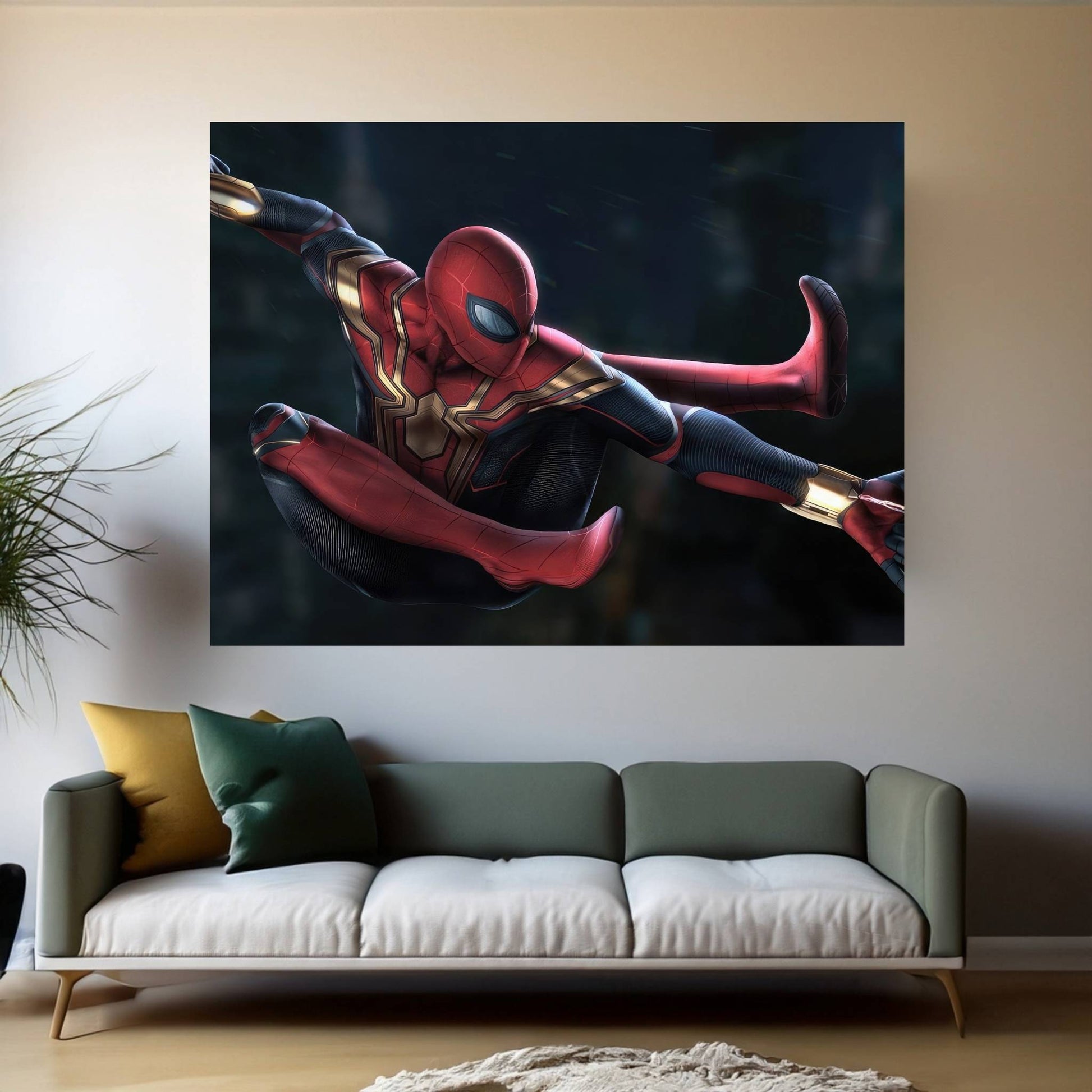 Spiderman Canvas Wall Art - Y Canvas