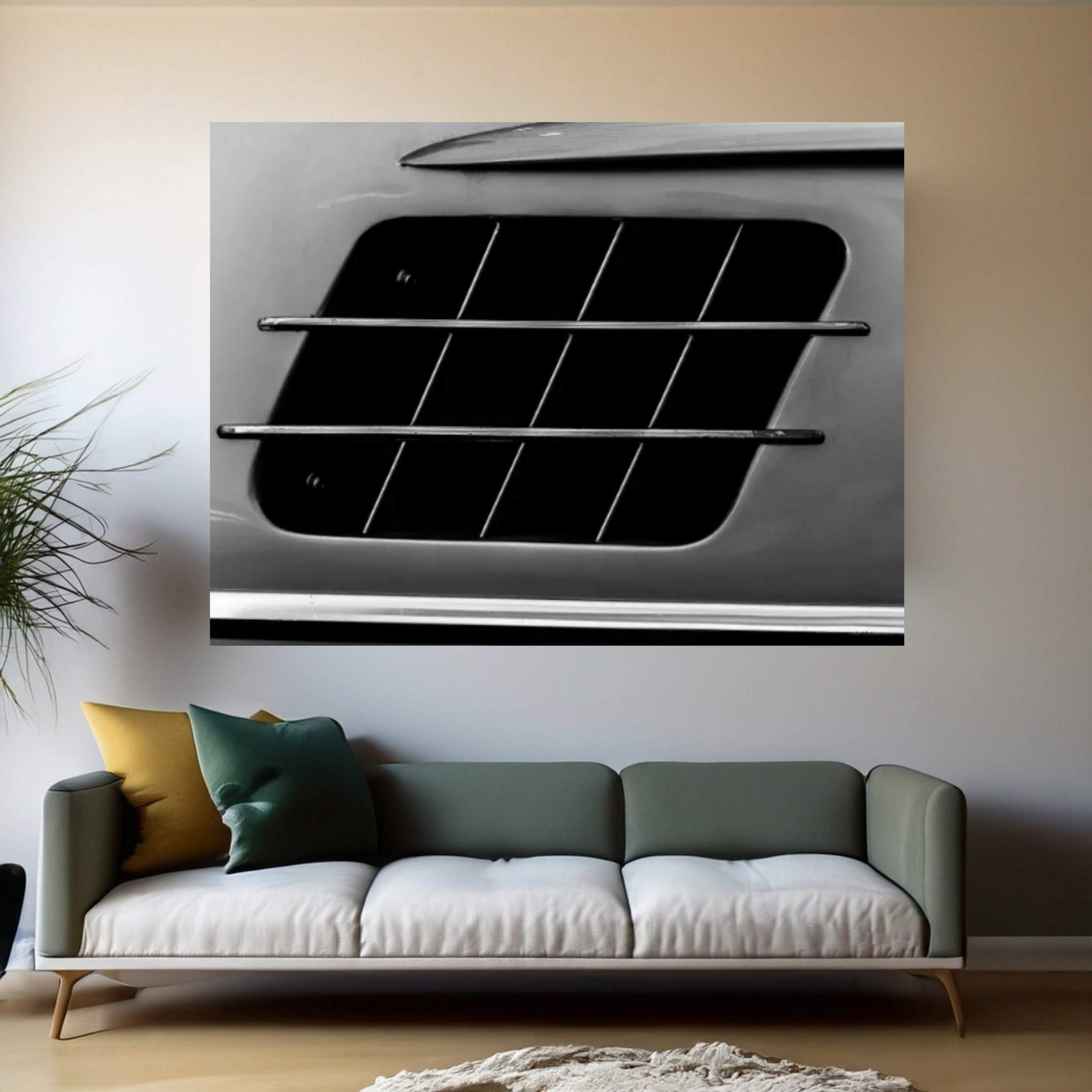 Car Lovers IV Canvas Wall Art - Y Canvas