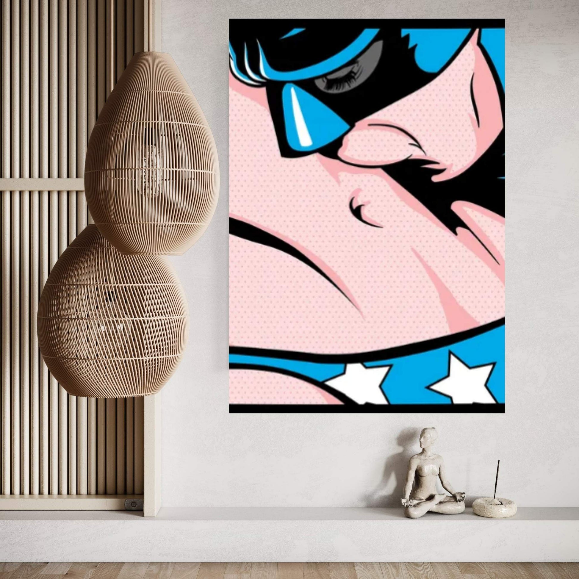 Heroes Love III Canvas Wall Art - Y Canvas