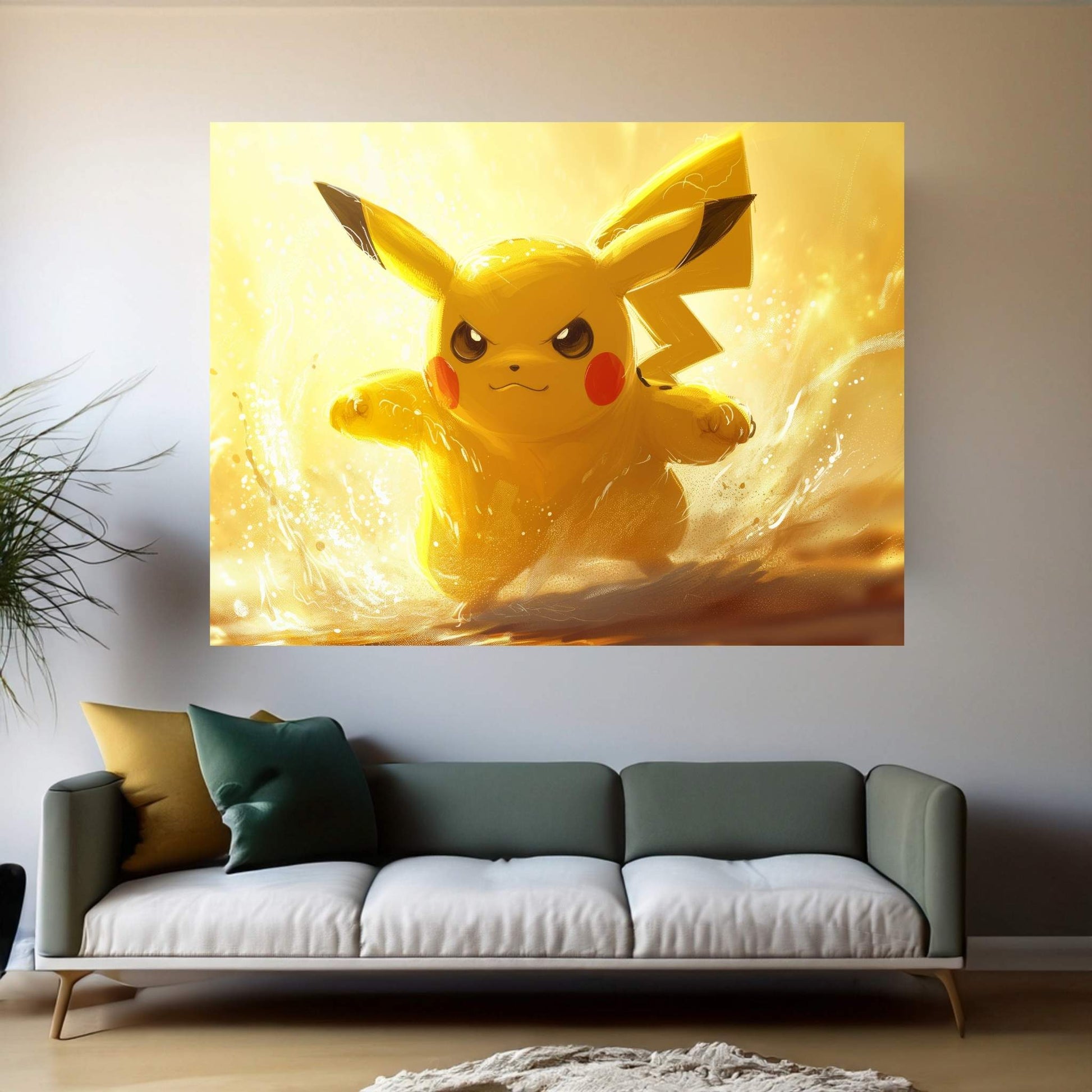 Pokémon - Pikachu Canvas Wall Art - Y Canvas