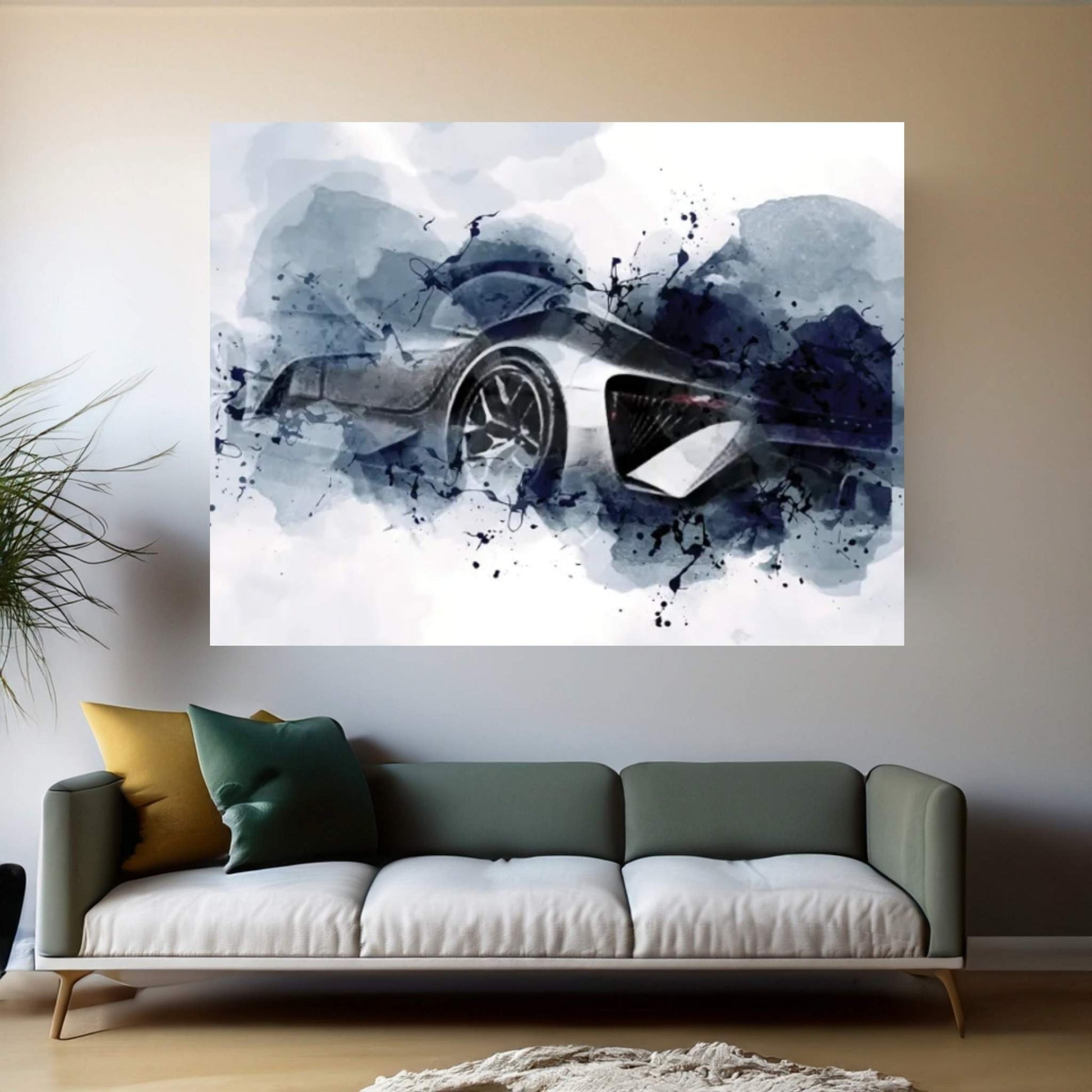 2021 Lexus Bev Sport Concept Exterior Silver Coupe Canvas Wall Art - Y Canvas