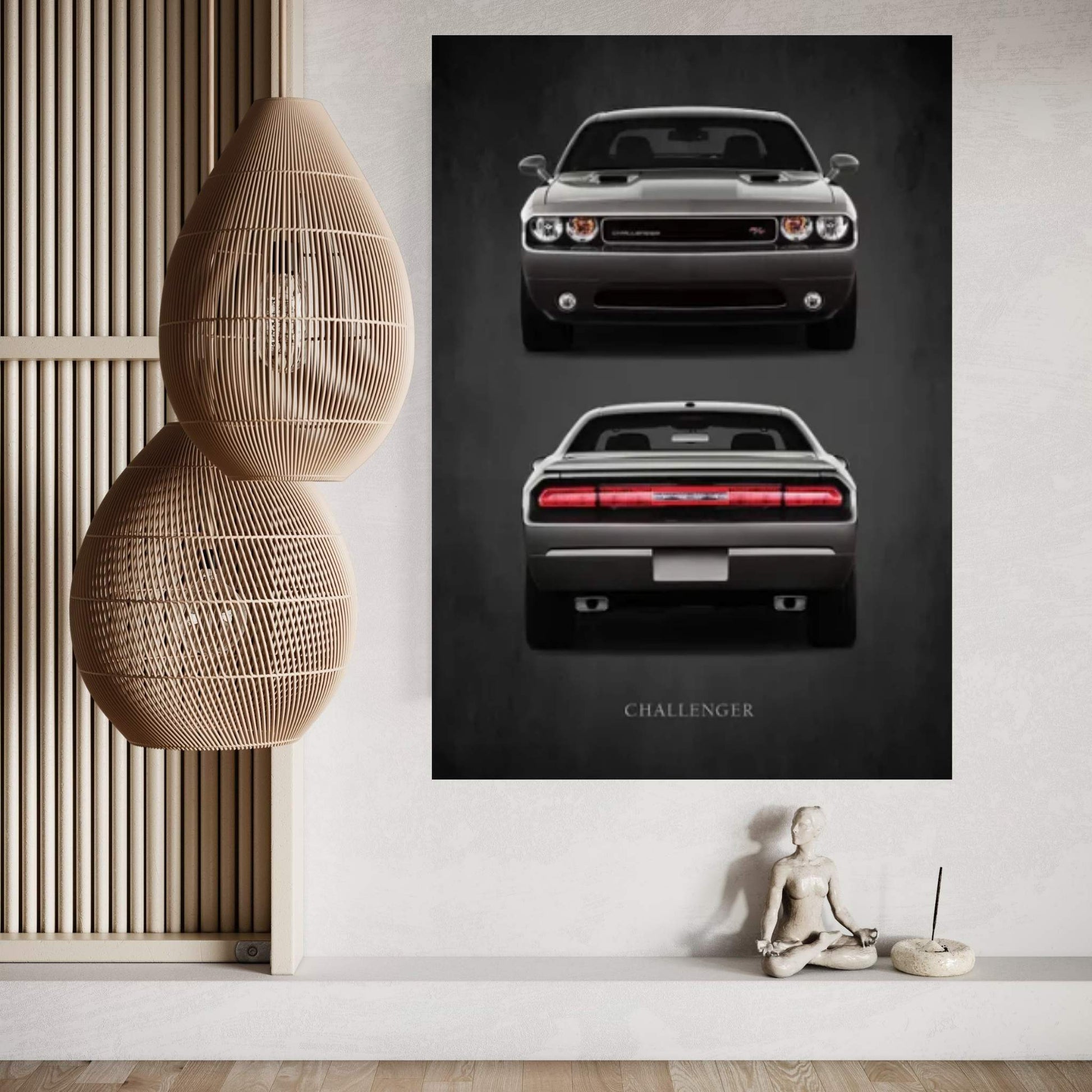 Dodge Challenger RT Canvas Wall Art - Y Canvas