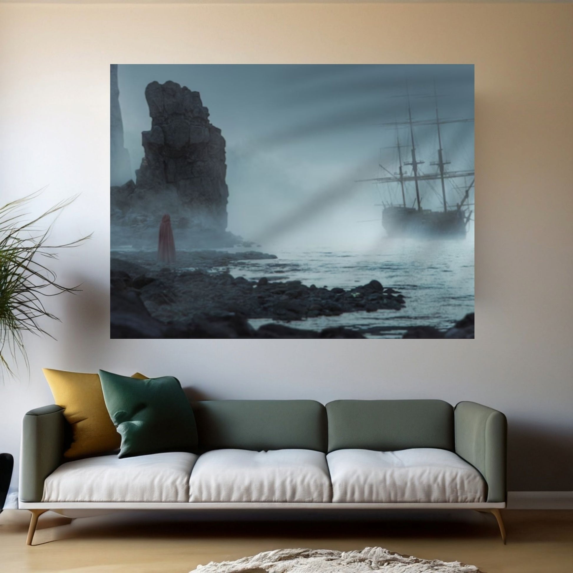 Sailing Boat Canvas, Large Canvas Sea, Wall Decor,Sea Landscape Decor - Y Canvas