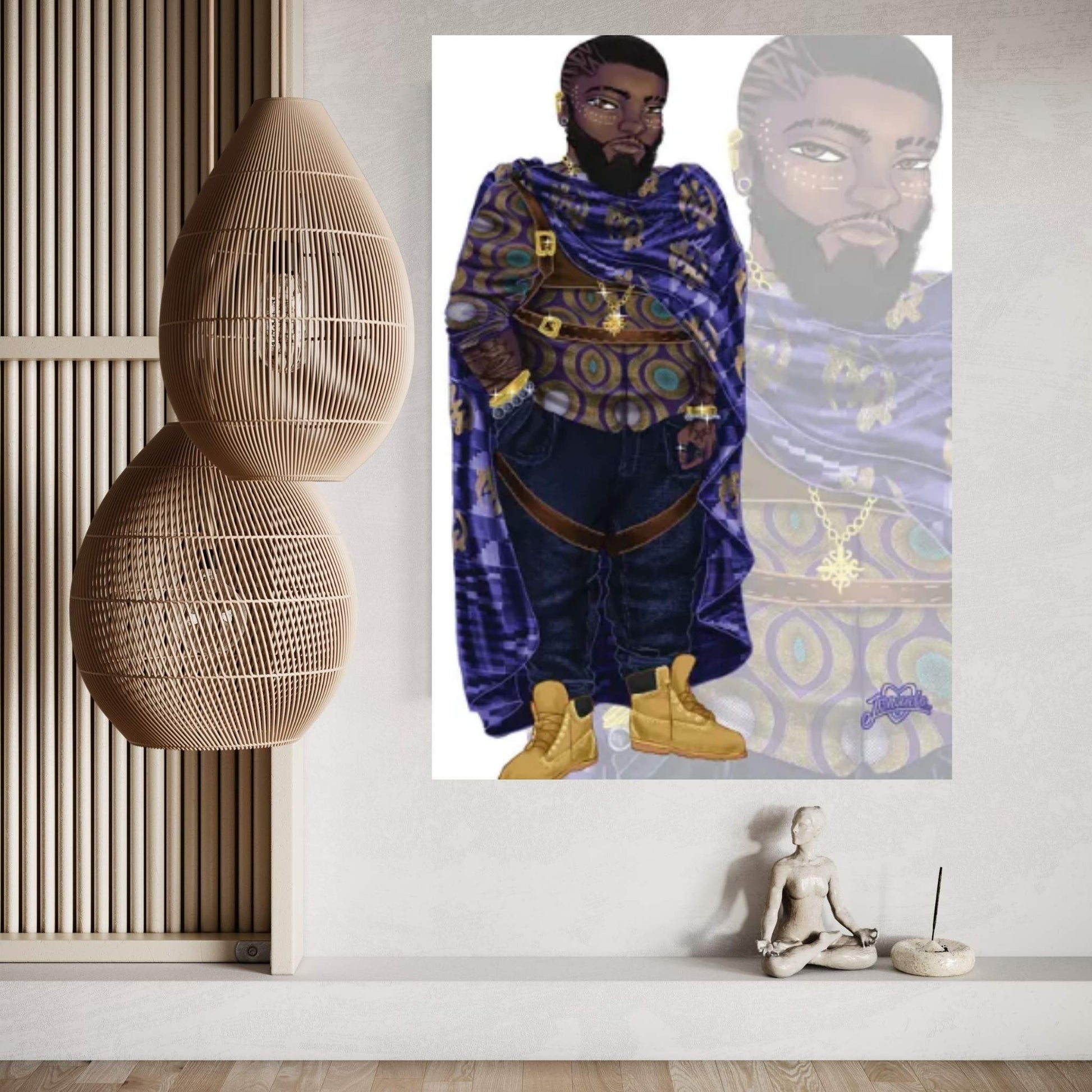 Wakanda Fashion (Look 6) Canvas Wall Art - Y Canvas