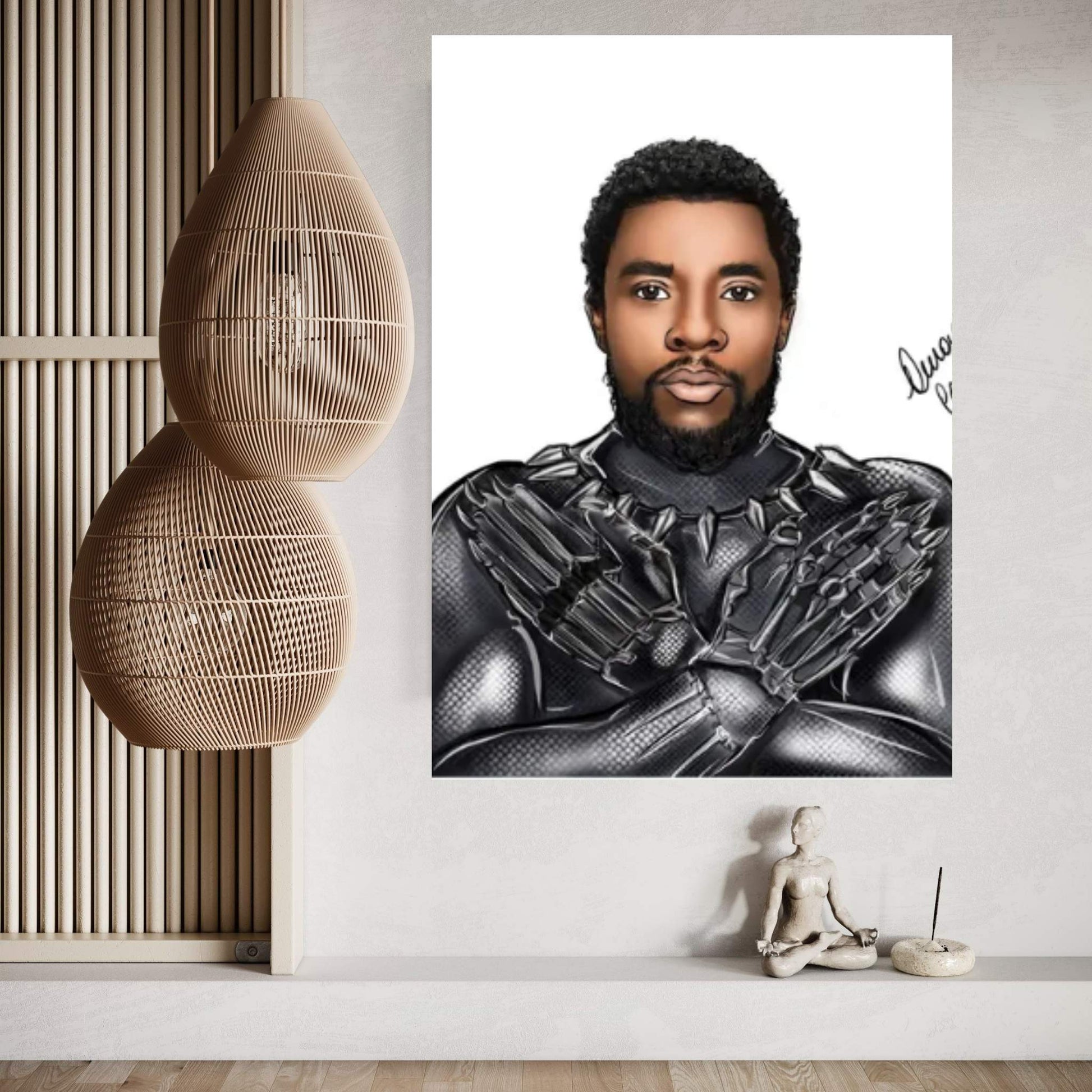 T’Challa Canvas Wall Art - Y Canvas