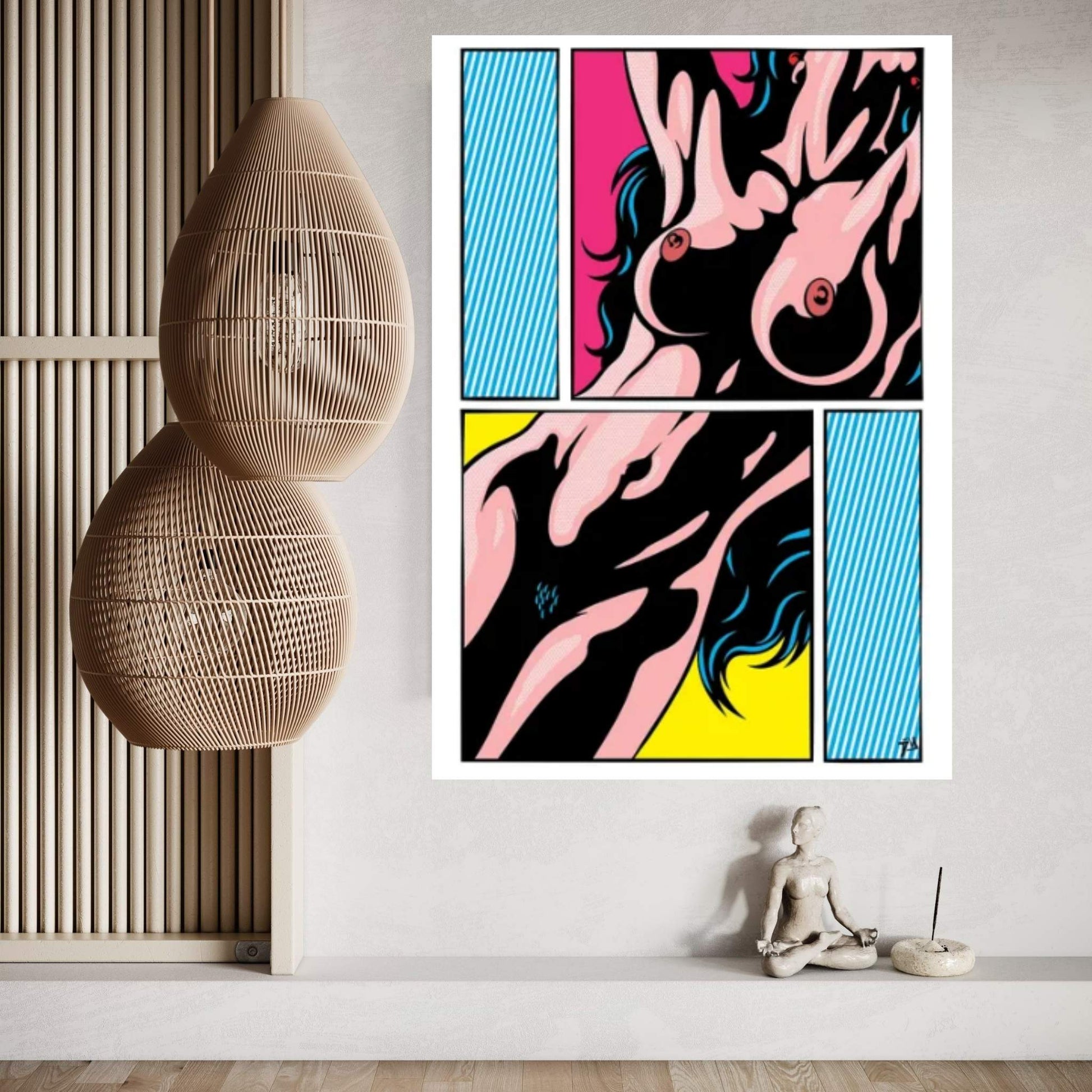 The Wonder Alpha Canvas Wall Art - Y Canvas