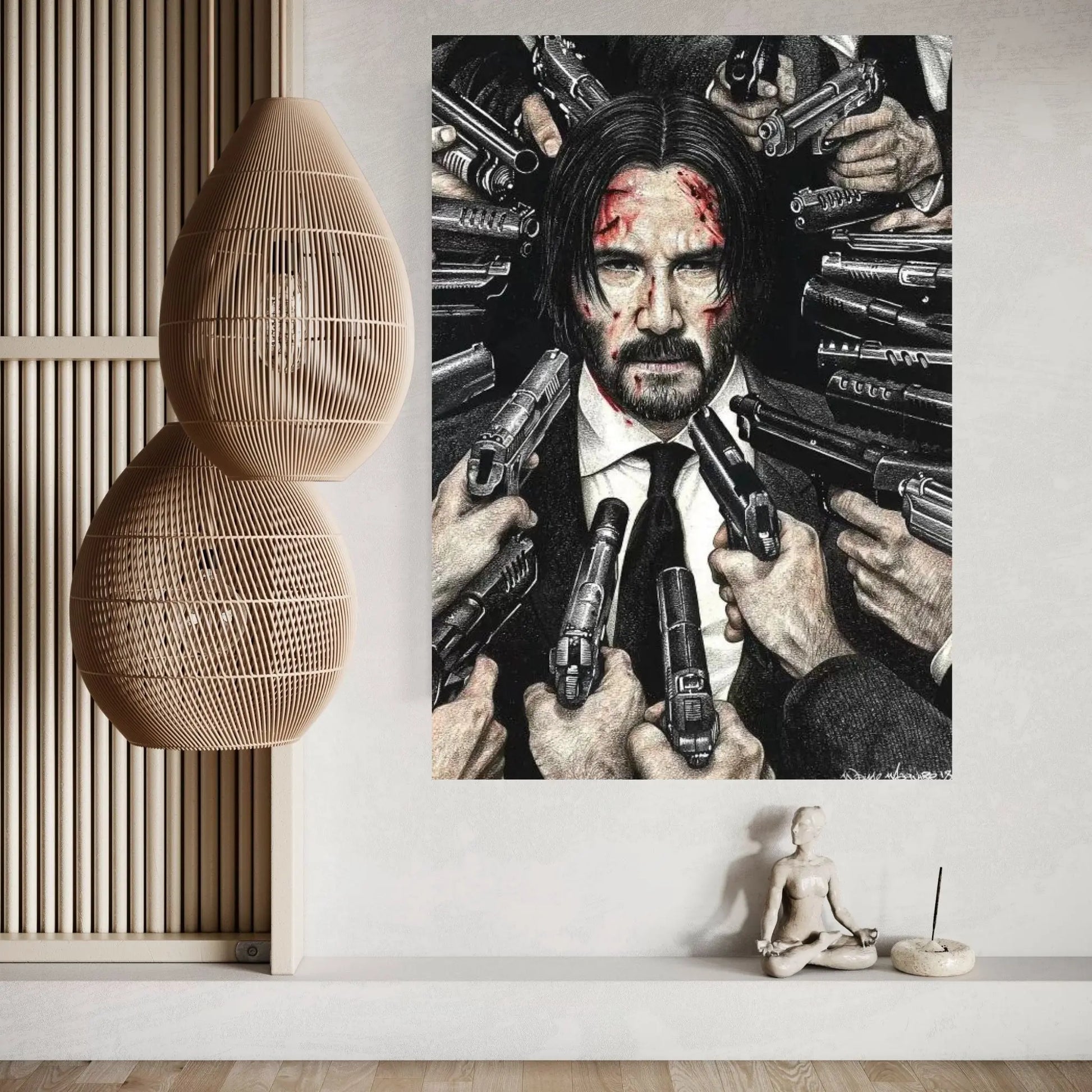 John Wick Canvas Wall Art - Y Canvas