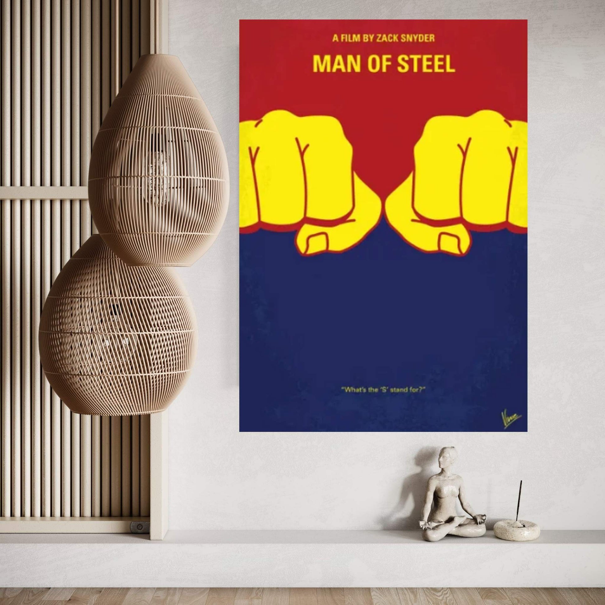 Men Of Steel Poster Canvas Wall Art - Y Canvas