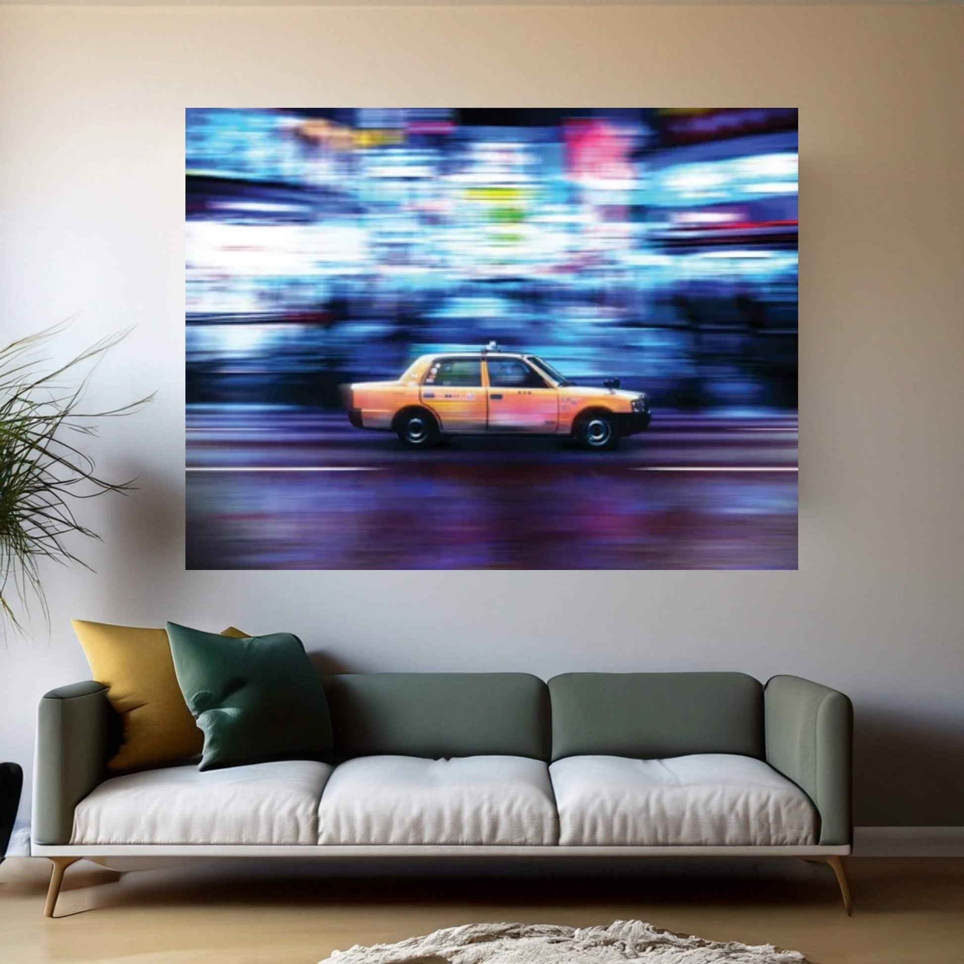 Metropolis Speed A Canvas Wall Art - Y Canvas